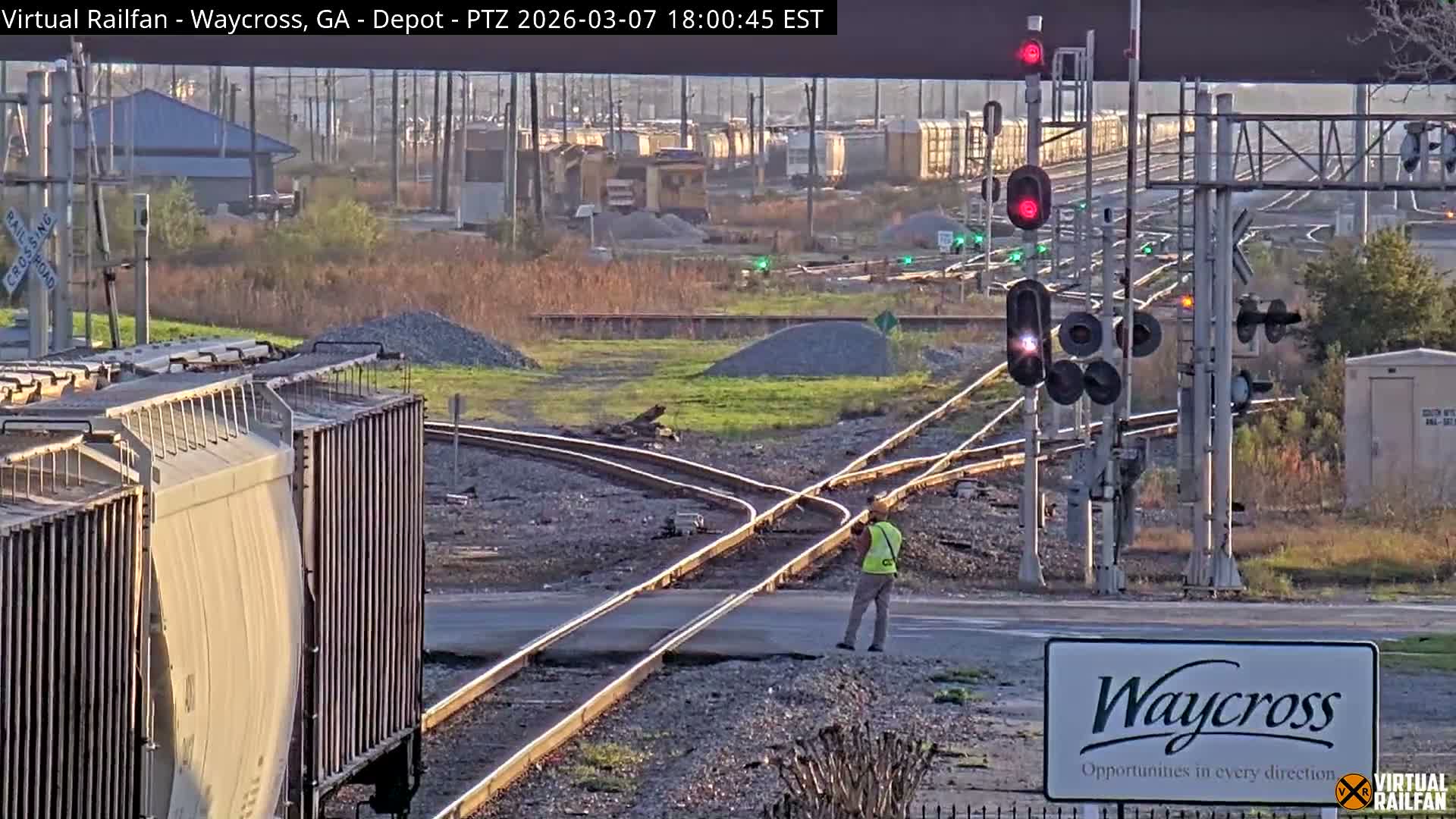 Waycross Railway Depot Live Cam - Waycross, Ware, Georgia, USA  