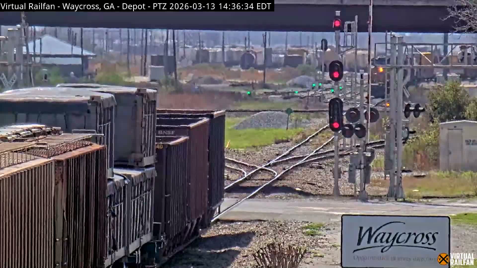 Waycross Railway Depot Live Cam - Waycross, Ware, Georgia, USA  
