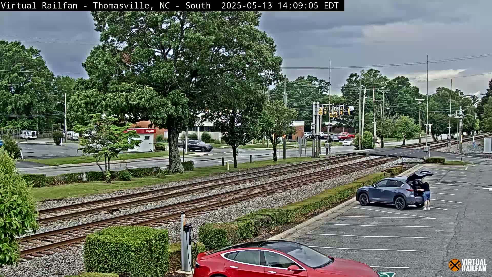 Thomasville Railway Fisher Ferry St. Junction Live Cam - Thomasville, Davidson, North Carolina, USA 