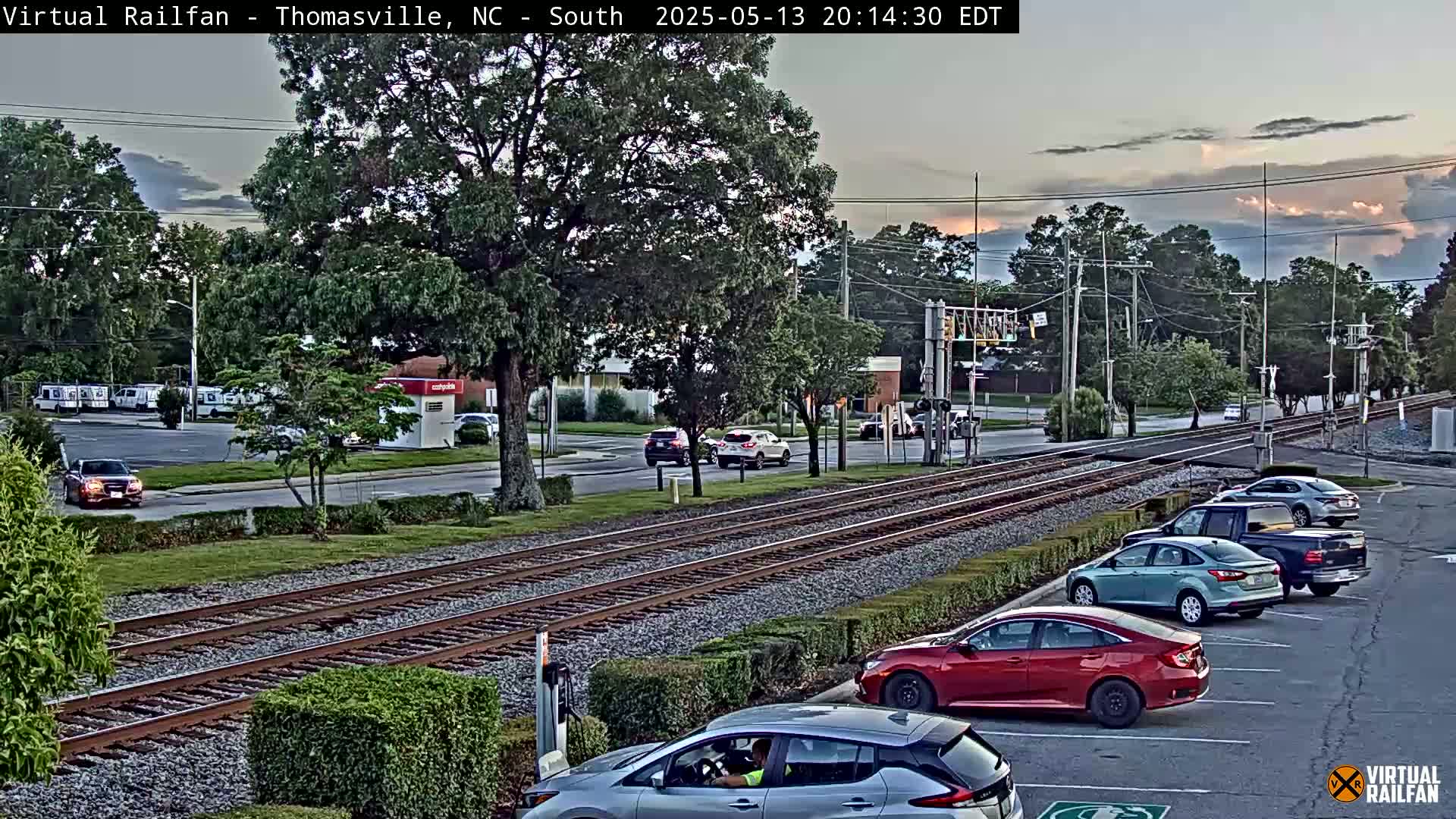Thomasville Railway Fisher Ferry St. Junction Live Cam - Thomasville, Davidson, North Carolina, USA 