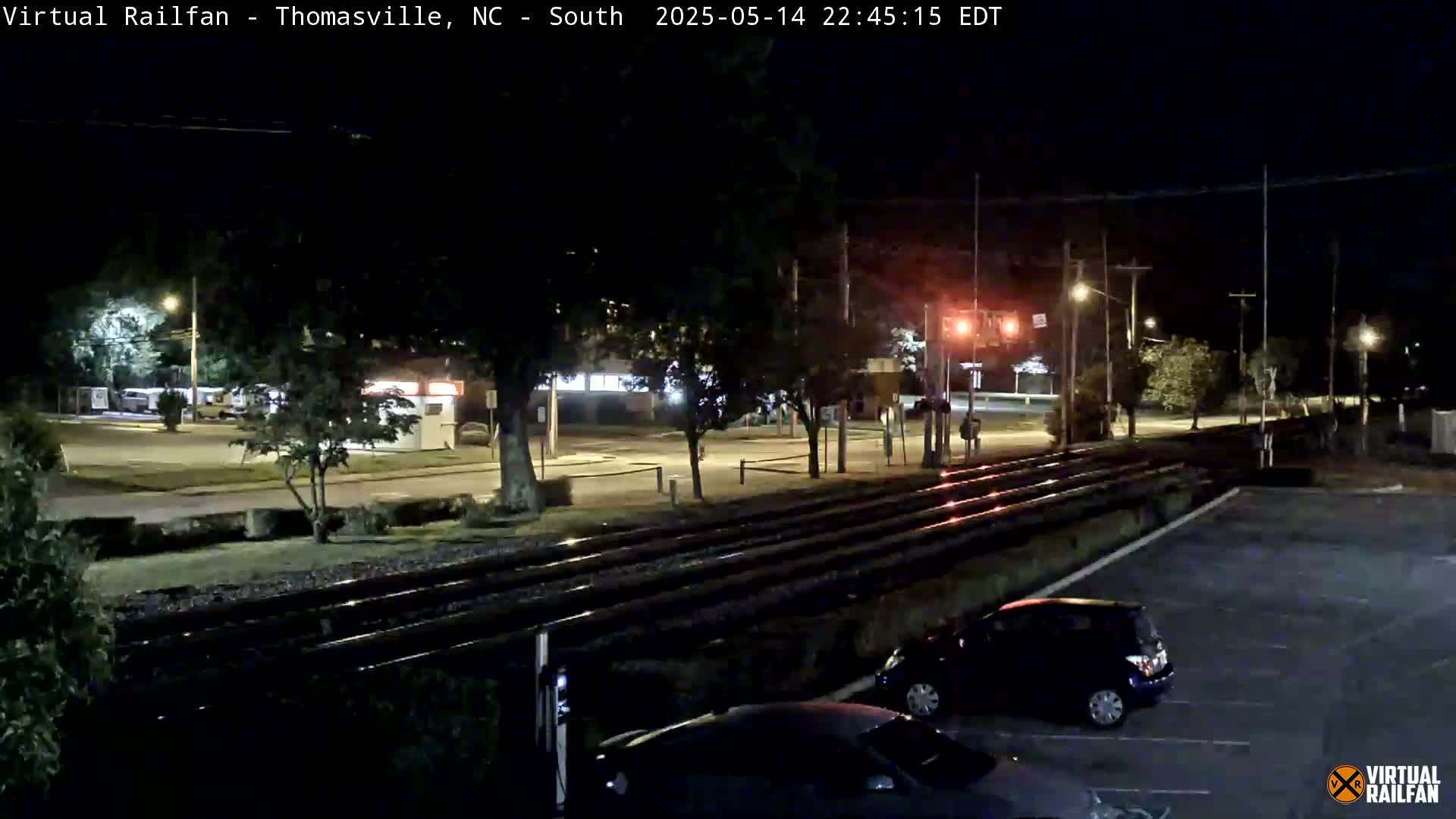 Thomasville Railway Fisher Ferry St. Junction Live Cam - Thomasville, Davidson, North Carolina, USA 
