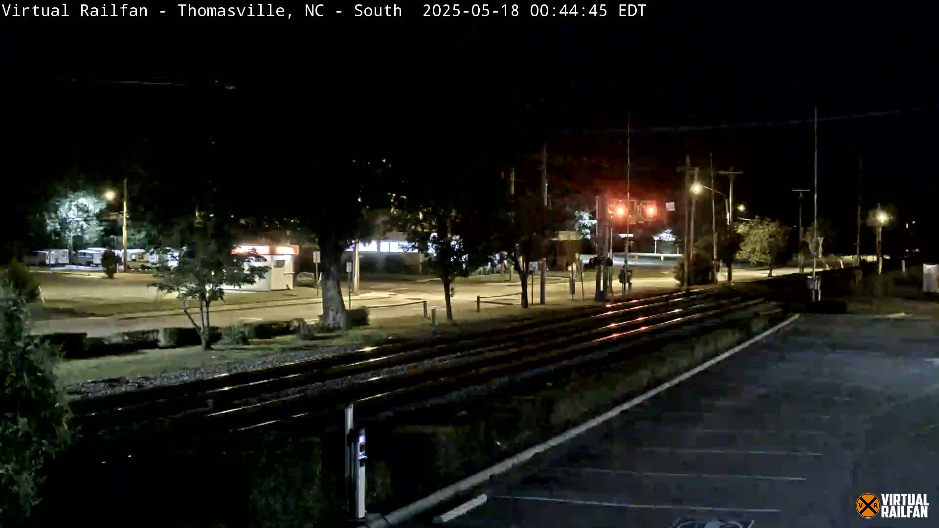 Thomasville Railway Fisher Ferry St. Junction Live Cam - Thomasville, Davidson, North Carolina, USA 
