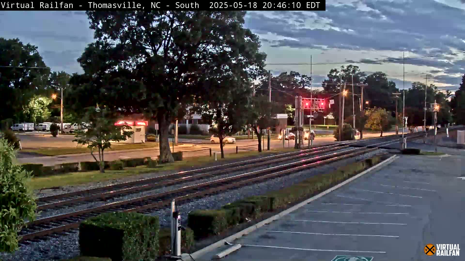 Thomasville Railway Fisher Ferry St. Junction Live Cam - Thomasville, Davidson, North Carolina, USA 