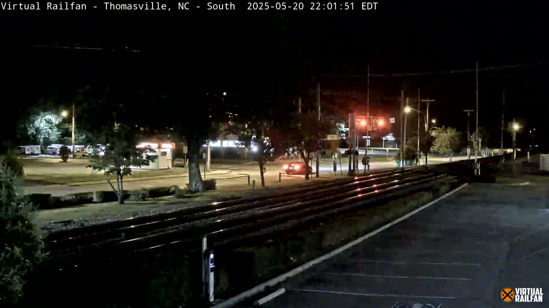 Thomasville Railway Fisher Ferry St. Junction Live Cam - Thomasville, Davidson, North Carolina, USA 