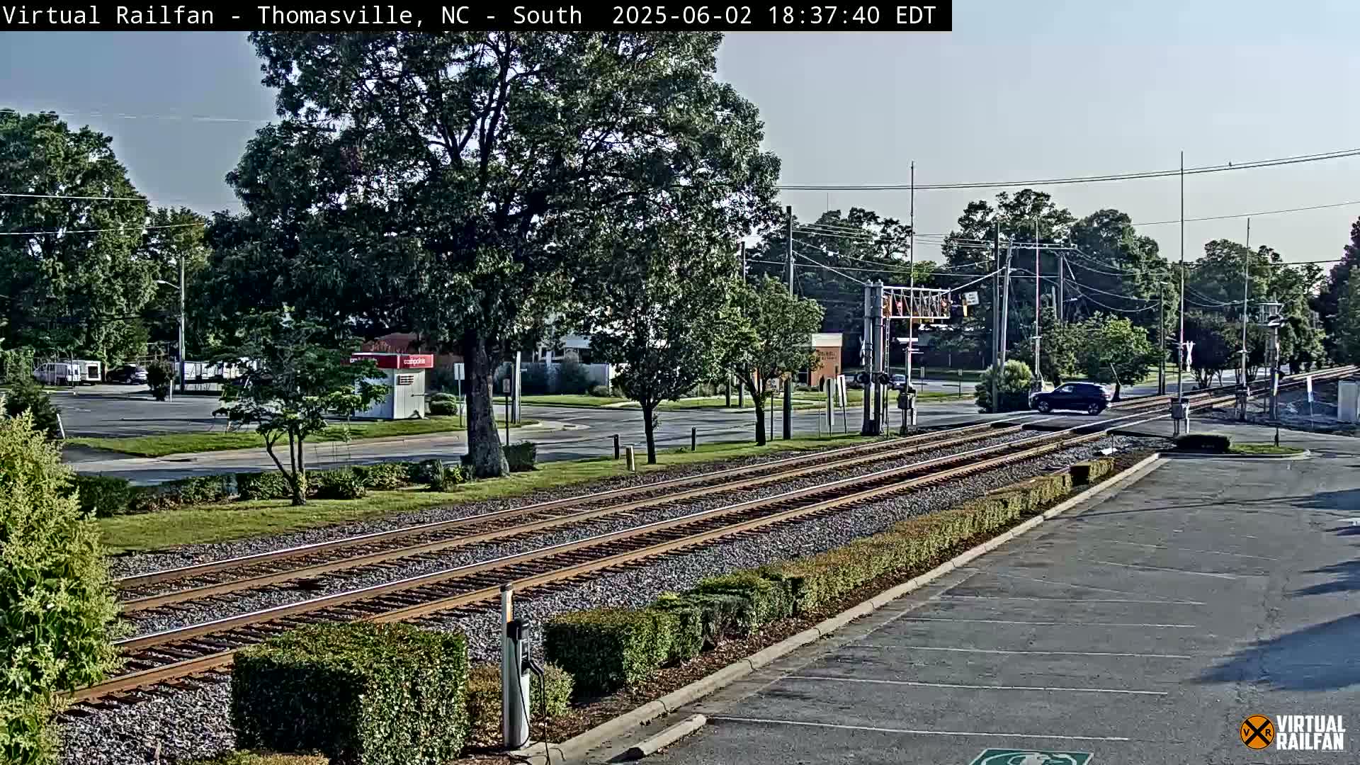 Thomasville Railway Fisher Ferry St. Junction Live Cam - Thomasville, Davidson, North Carolina, USA 