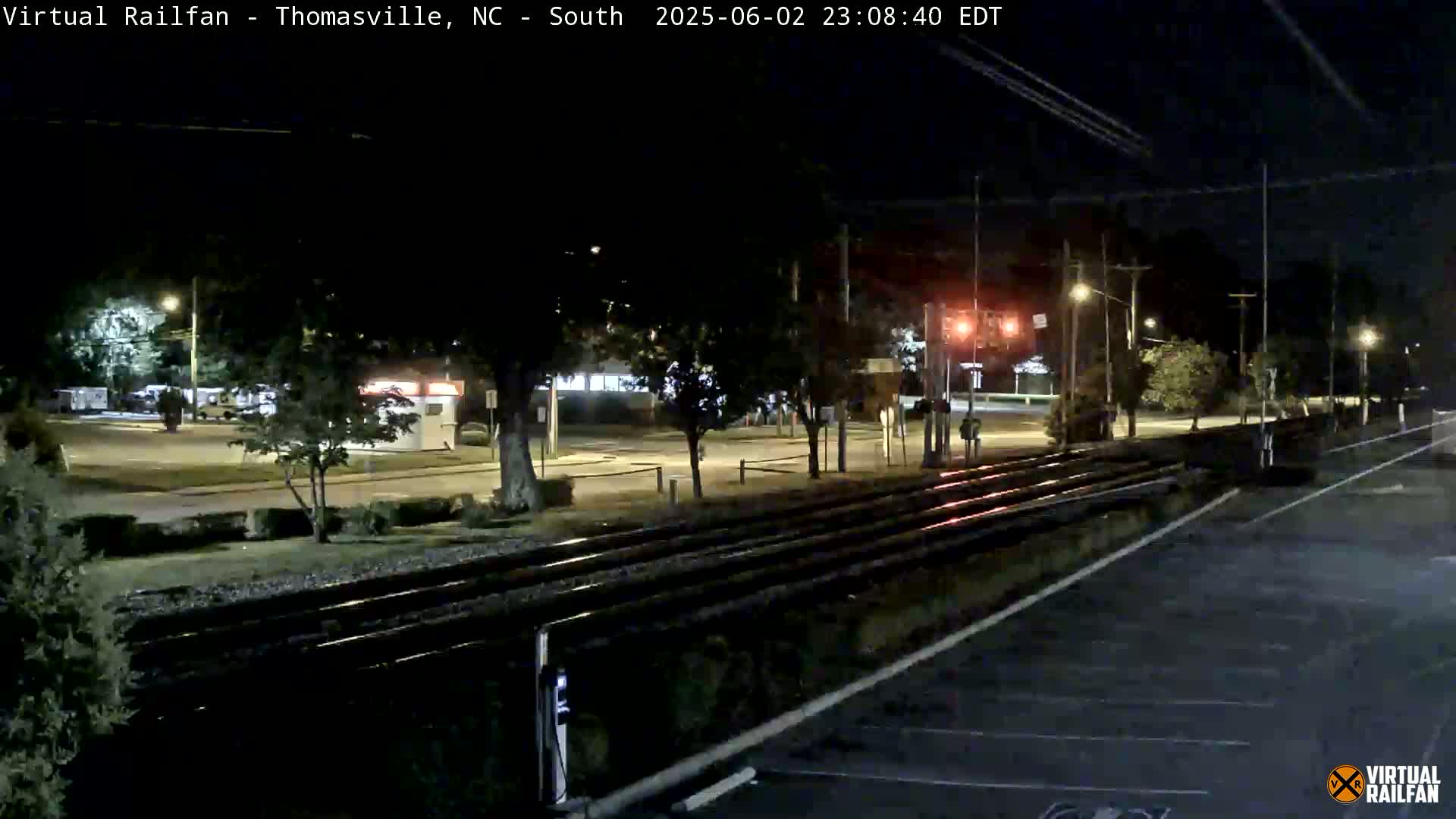 Thomasville Railway Fisher Ferry St. Junction Live Cam - Thomasville, Davidson, North Carolina, USA 