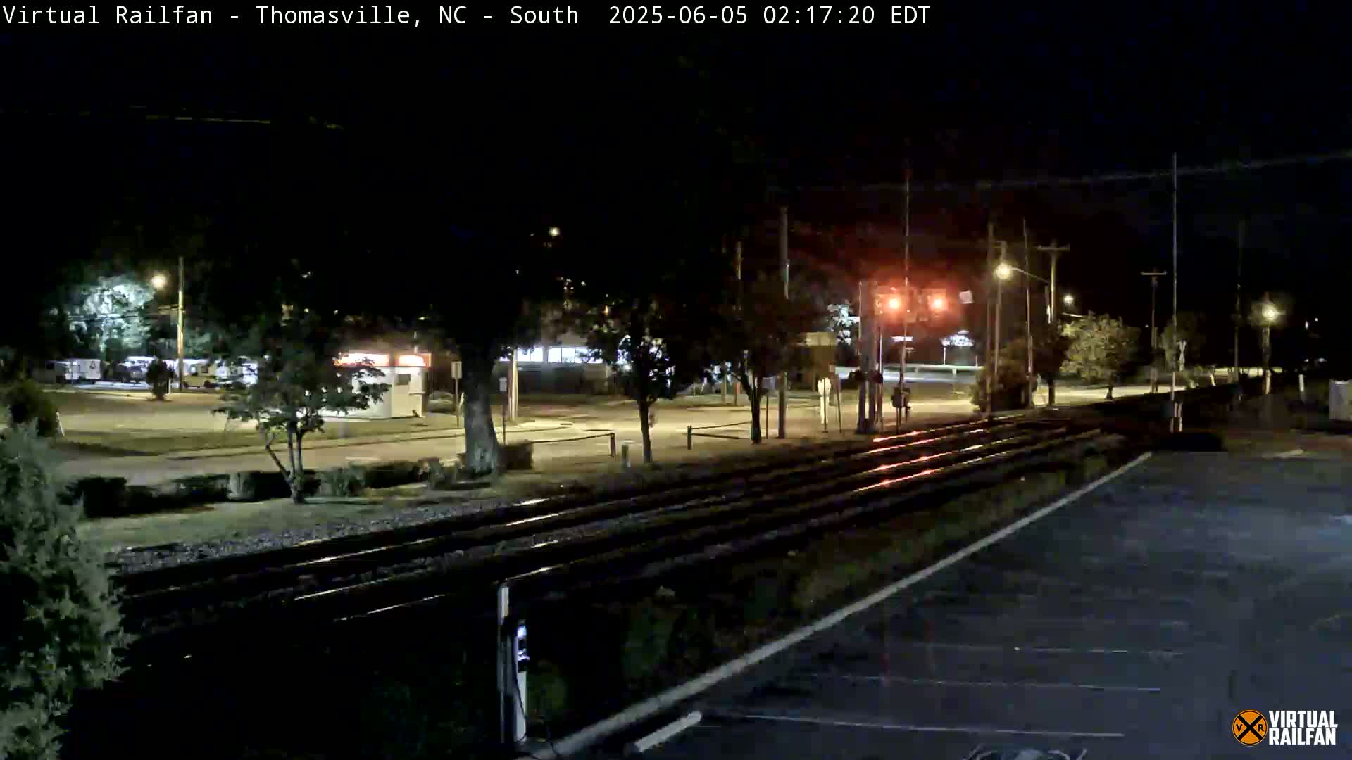 Thomasville Railway Fisher Ferry St. Junction Live Cam - Thomasville, Davidson, North Carolina, USA 