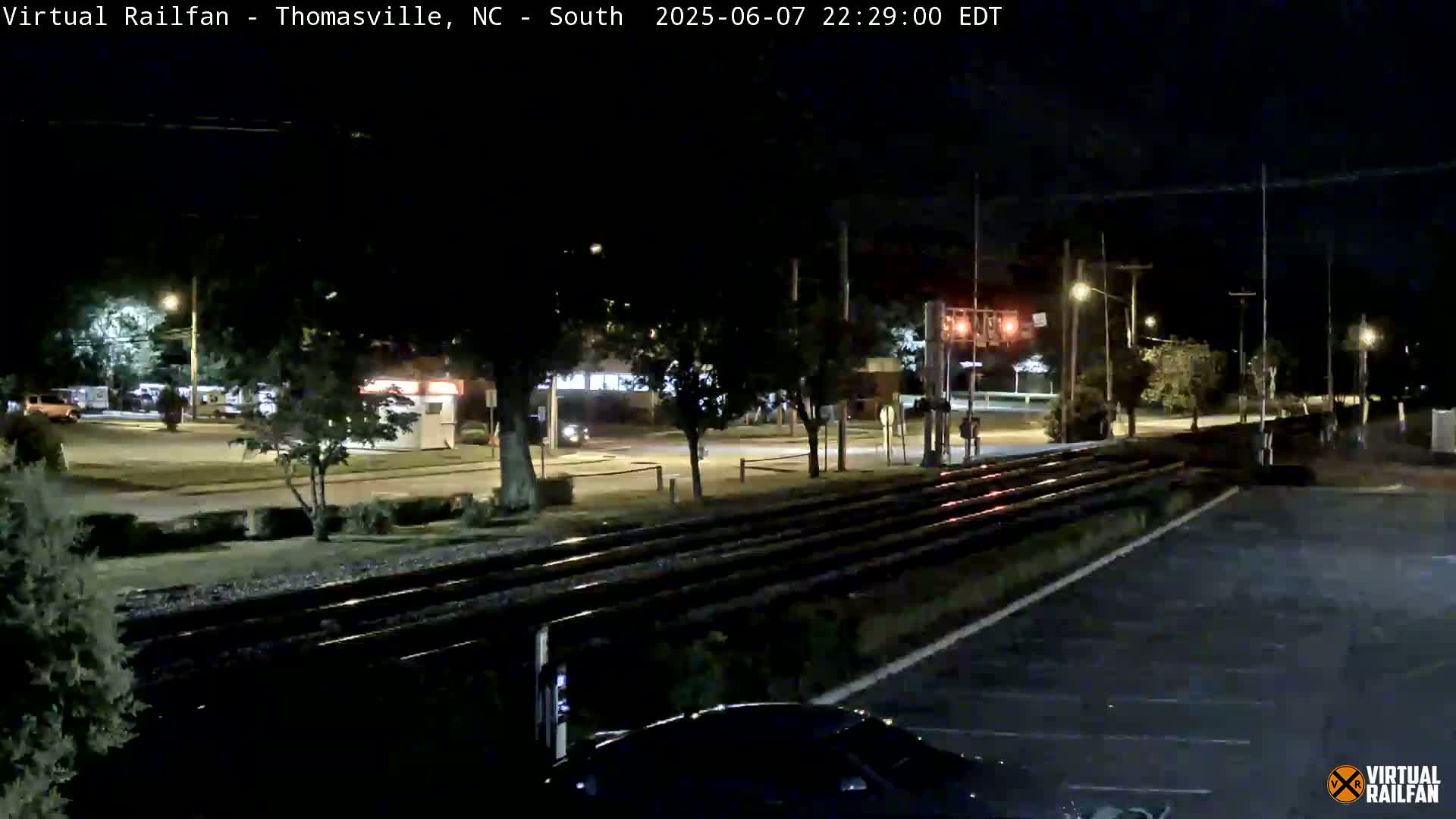 Thomasville Railway Fisher Ferry St. Junction Live Cam - Thomasville, Davidson, North Carolina, USA 