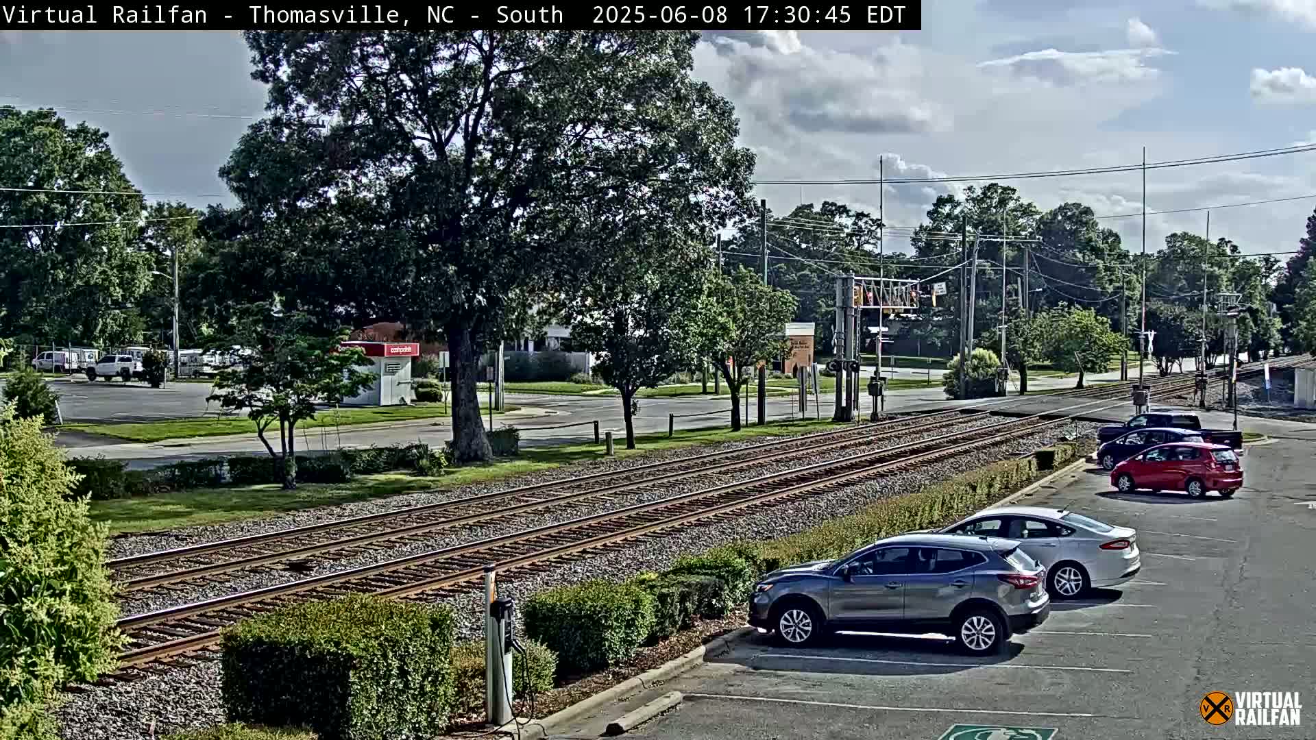 Thomasville Railway Fisher Ferry St. Junction Live Cam - Thomasville, Davidson, North Carolina, USA 
