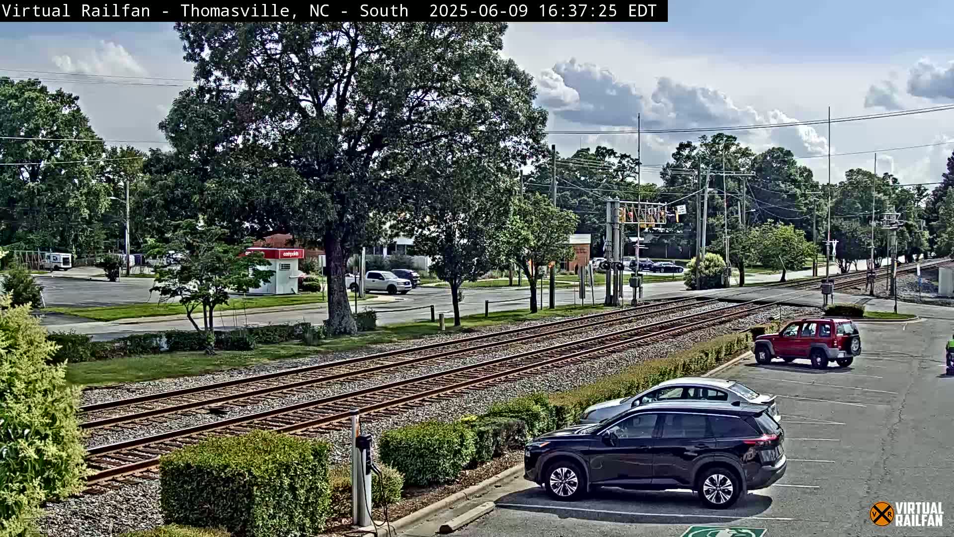 Thomasville Railway Fisher Ferry St. Junction Live Cam - Thomasville, Davidson, North Carolina, USA 