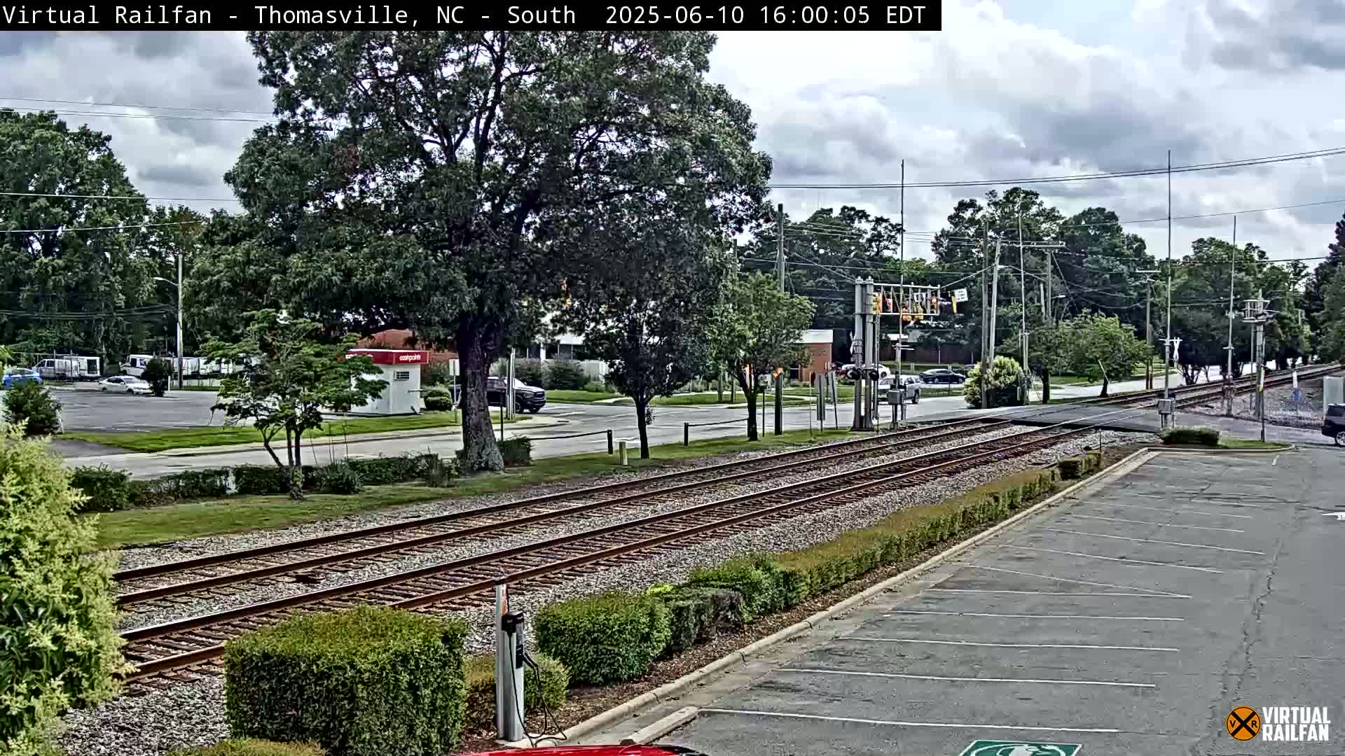 Thomasville Railway Fisher Ferry St. Junction Live Cam - Thomasville, Davidson, North Carolina, USA 