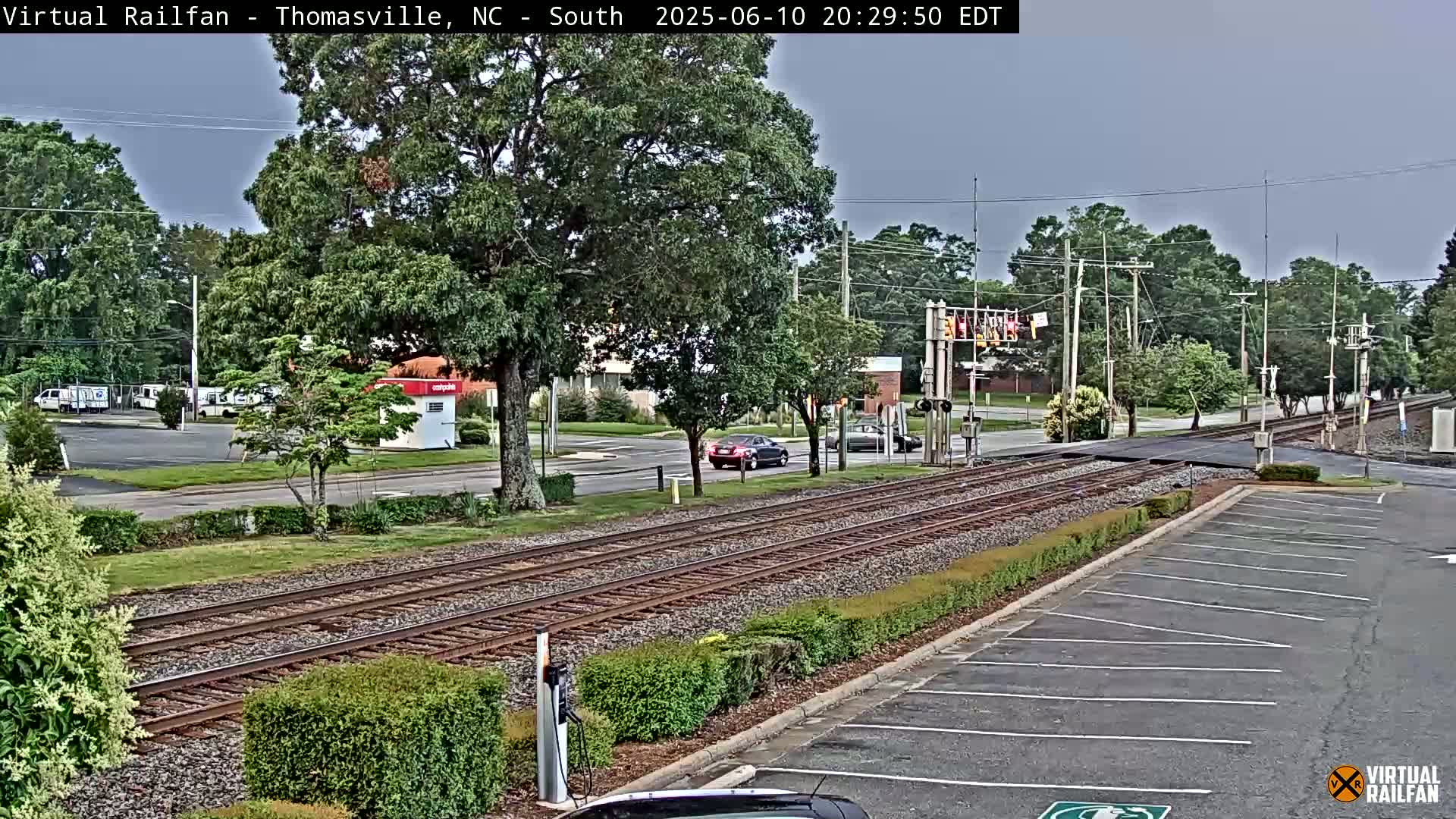 Thomasville Railway Fisher Ferry St. Junction Live Cam - Thomasville, Davidson, North Carolina, USA 