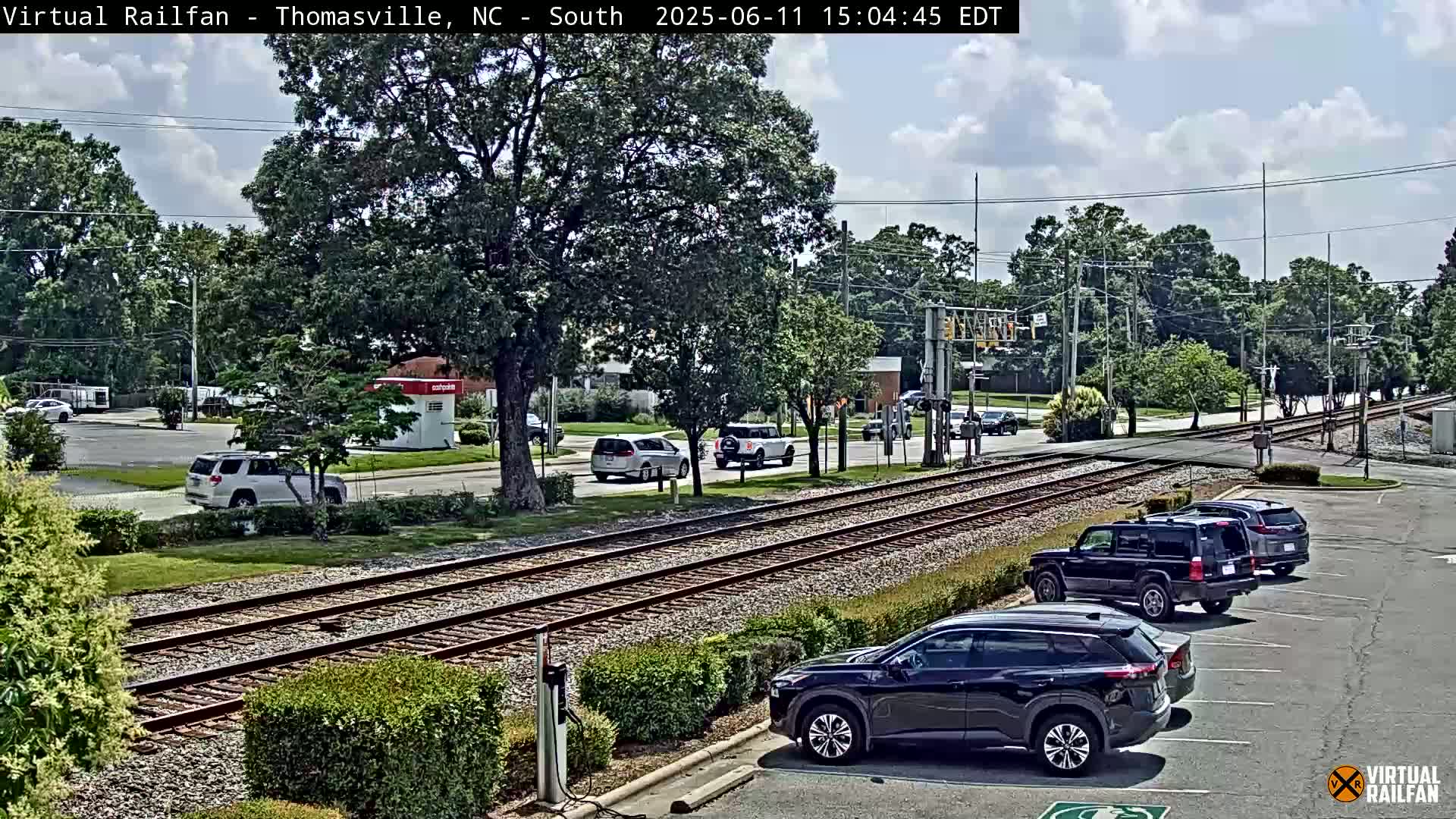 Thomasville Railway Fisher Ferry St. Junction Live Cam - Thomasville, Davidson, North Carolina, USA 