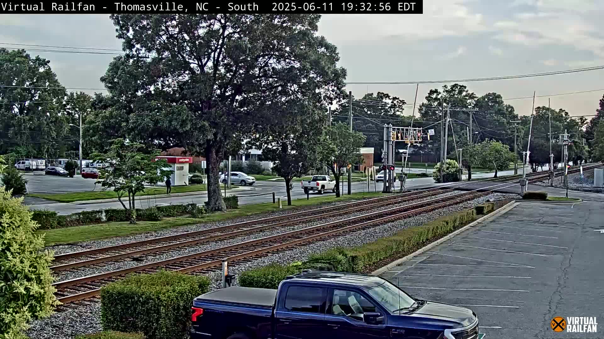 Thomasville Railway Fisher Ferry St. Junction Live Cam - Thomasville, Davidson, North Carolina, USA 