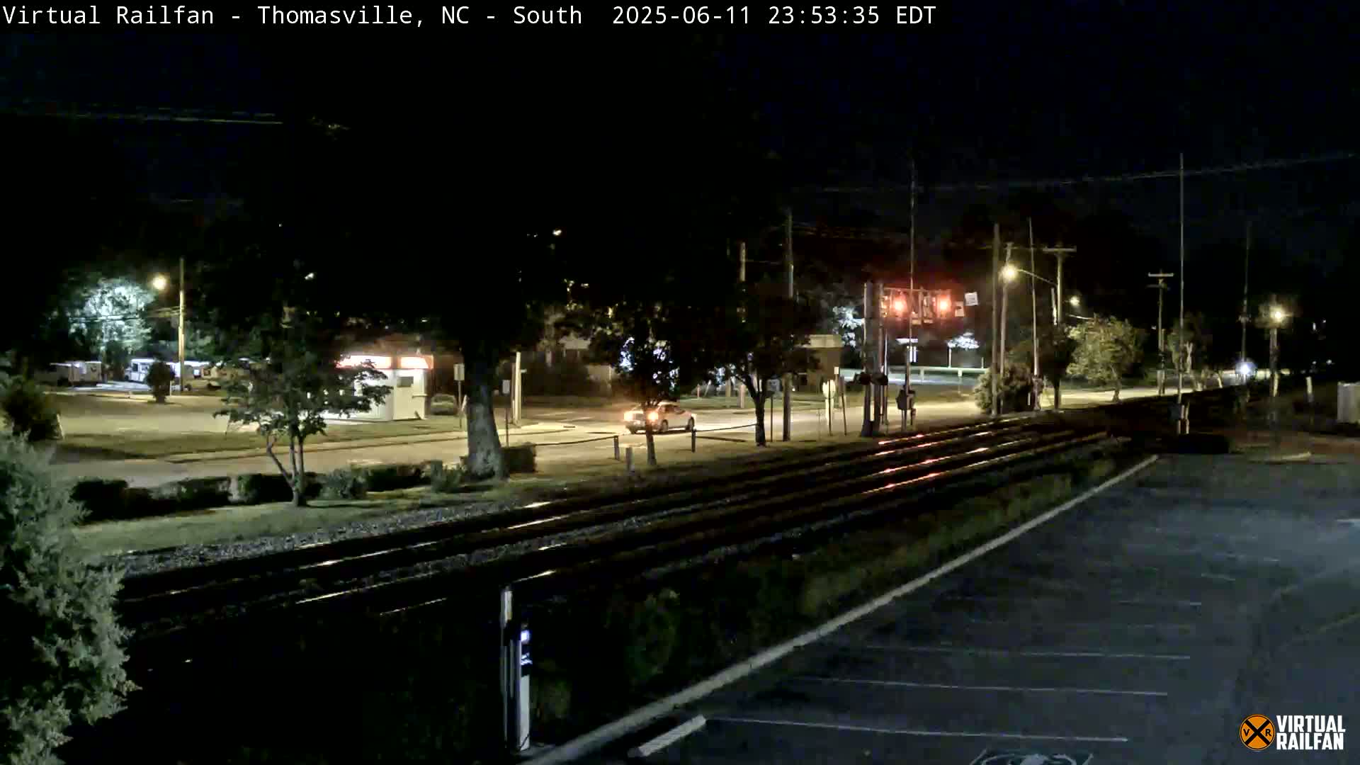 Thomasville Railway Fisher Ferry St. Junction Live Cam - Thomasville, Davidson, North Carolina, USA 