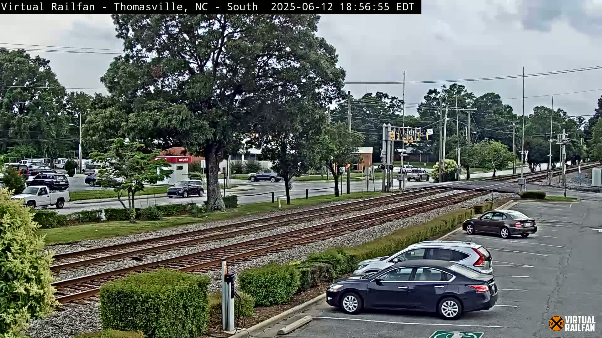 Thomasville Railway Fisher Ferry St. Junction Live Cam - Thomasville, Davidson, North Carolina, USA 