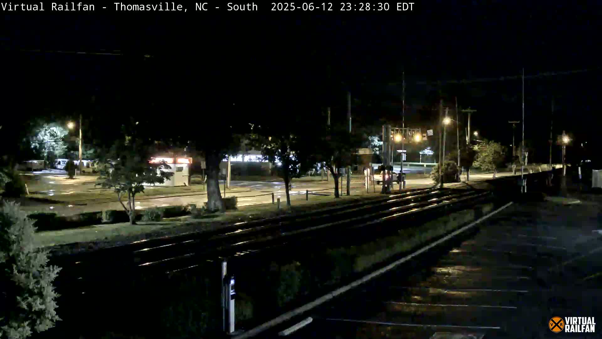 Thomasville Railway Fisher Ferry St. Junction Live Cam - Thomasville, Davidson, North Carolina, USA 