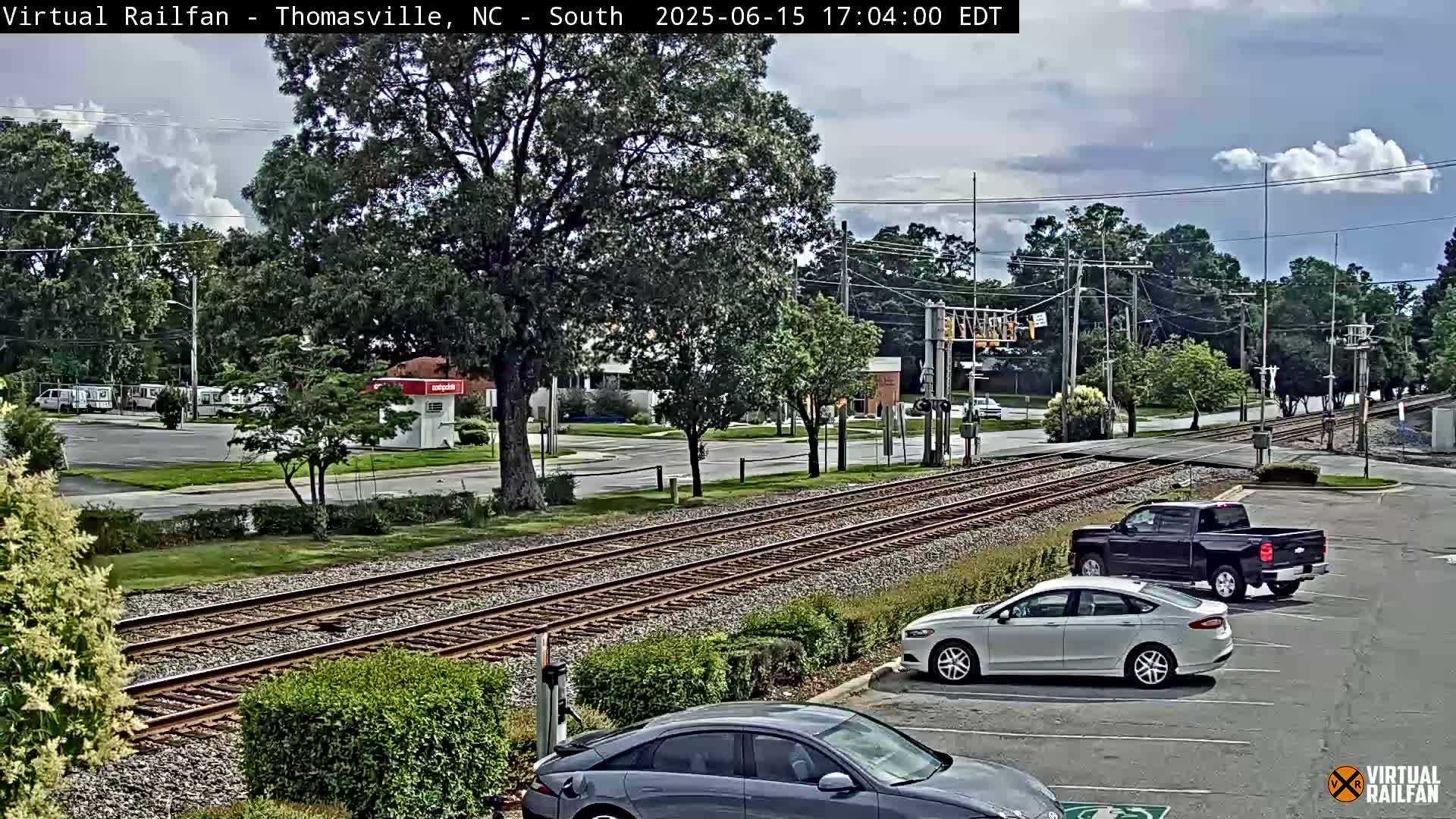 Thomasville Railway Fisher Ferry St. Junction Live Cam - Thomasville, Davidson, North Carolina, USA 