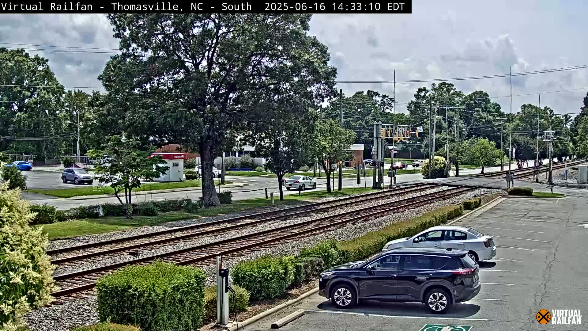 Thomasville Railway Fisher Ferry St. Junction Live Cam - Thomasville, Davidson, North Carolina, USA 