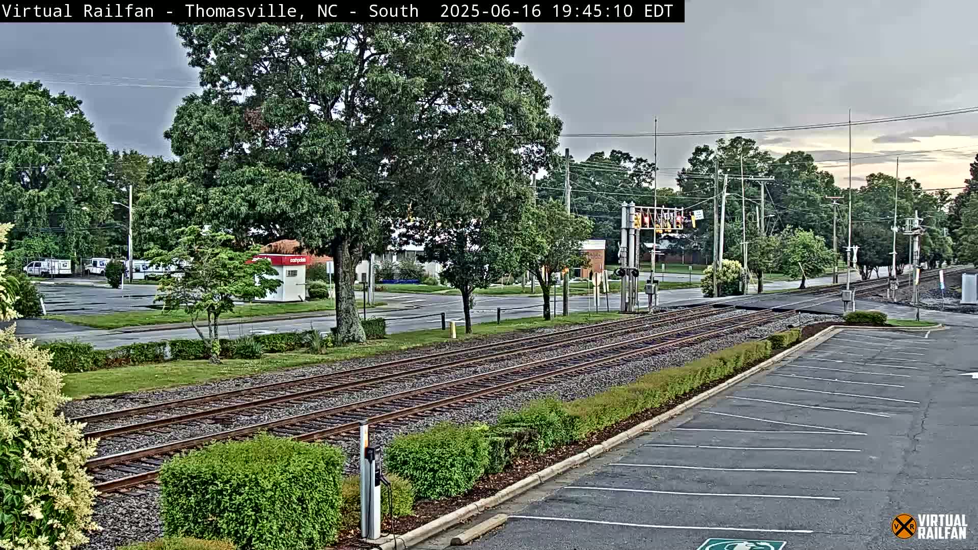 Thomasville Railway Fisher Ferry St. Junction Live Cam - Thomasville, Davidson, North Carolina, USA 
