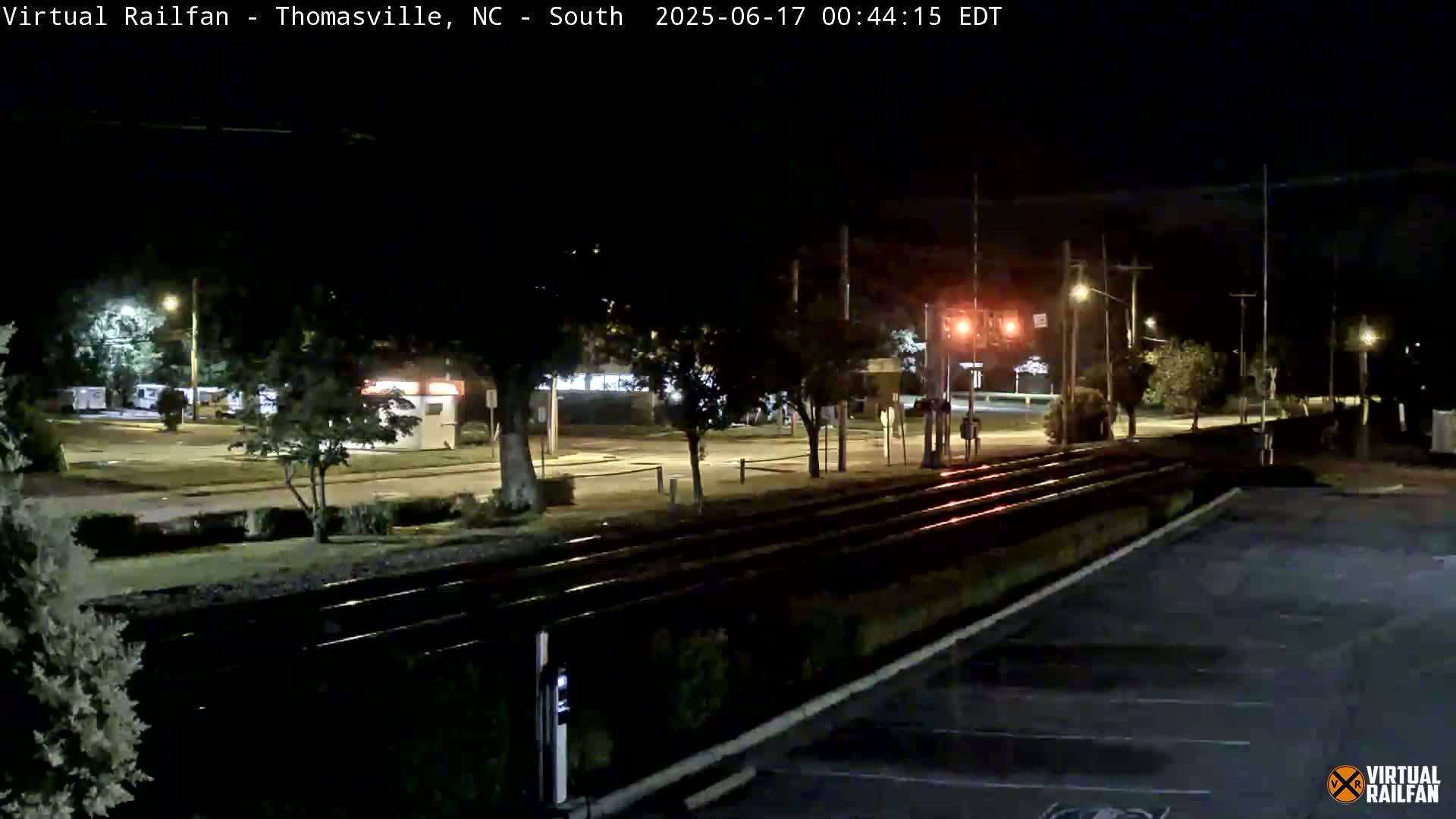 Thomasville Railway Fisher Ferry St. Junction Live Cam - Thomasville, Davidson, North Carolina, USA 