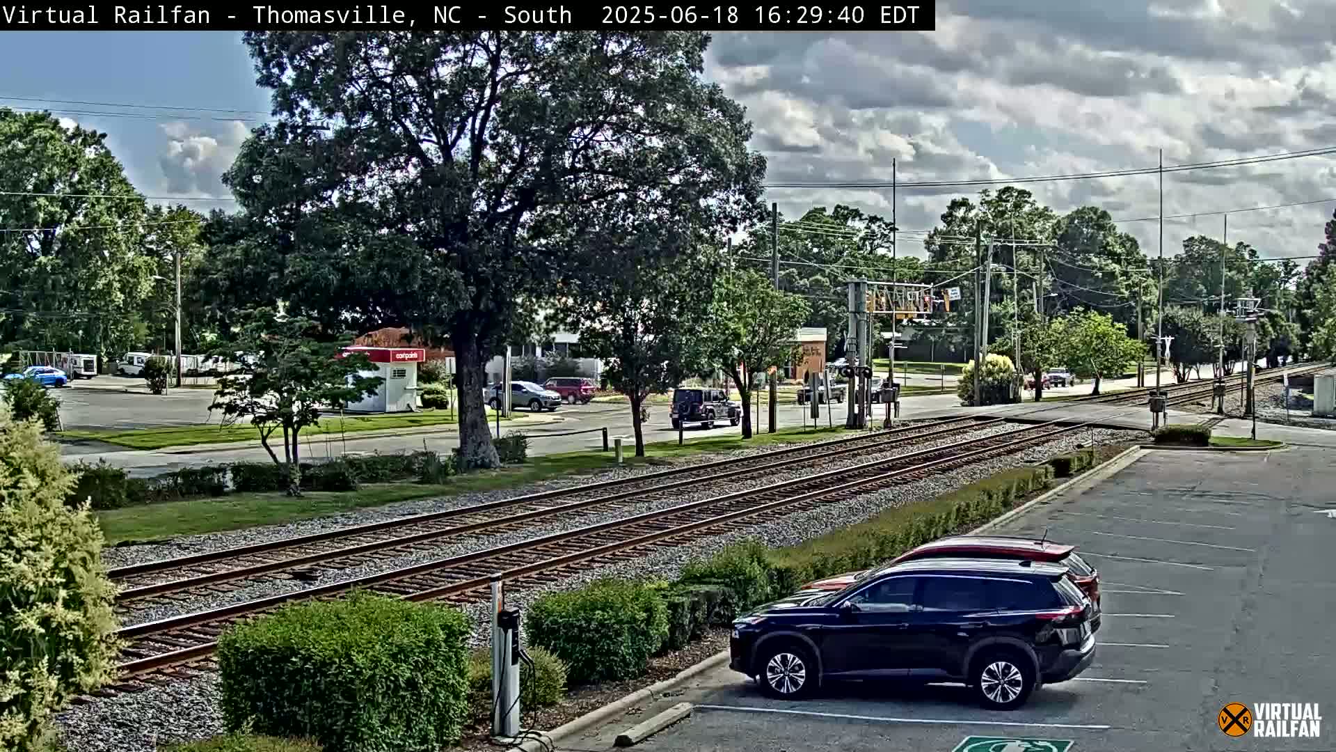 Thomasville Railway Fisher Ferry St. Junction Live Cam - Thomasville, Davidson, North Carolina, USA 