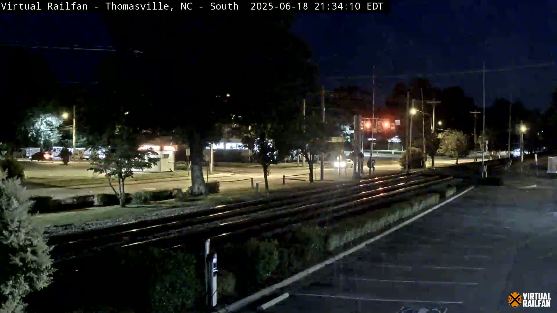Thomasville Railway Fisher Ferry St. Junction Live Cam - Thomasville, Davidson, North Carolina, USA 