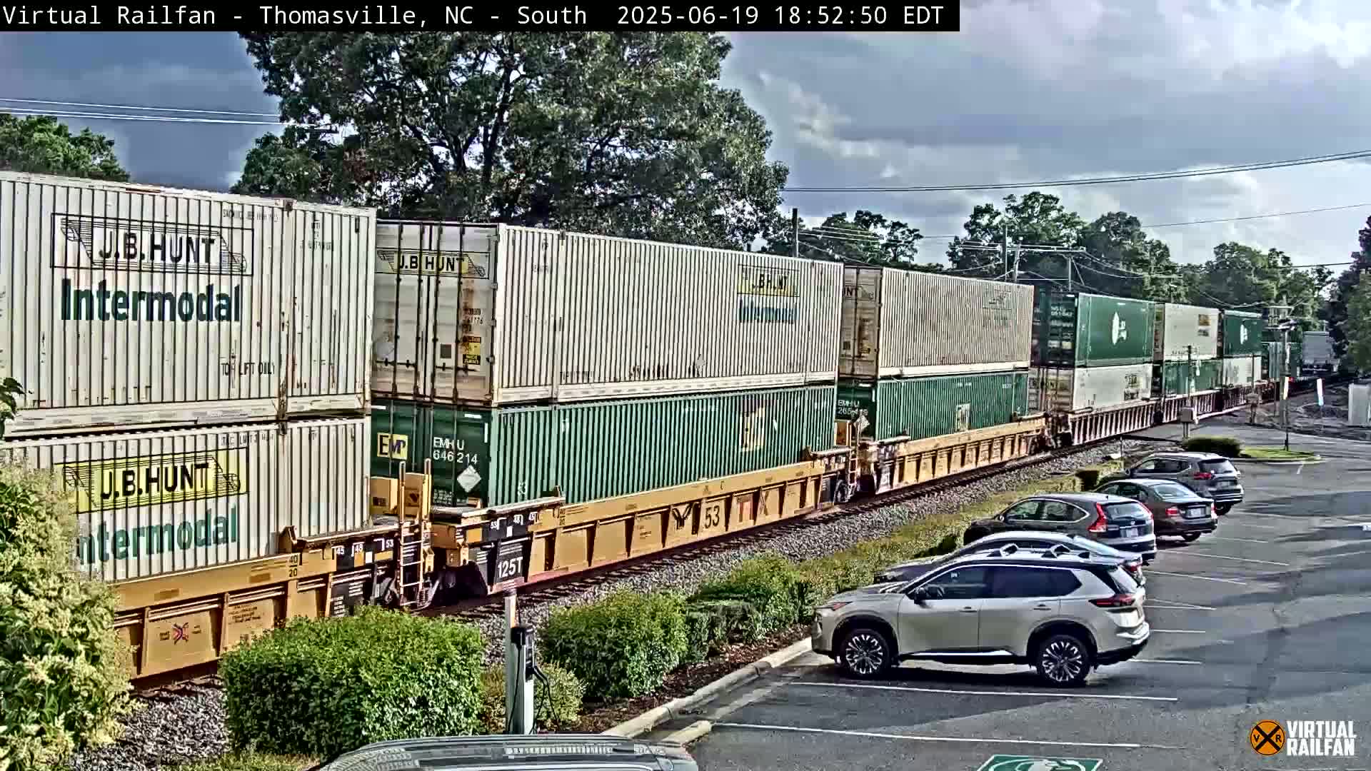 Thomasville Railway Fisher Ferry St. Junction Live Cam - Thomasville, Davidson, North Carolina, USA 