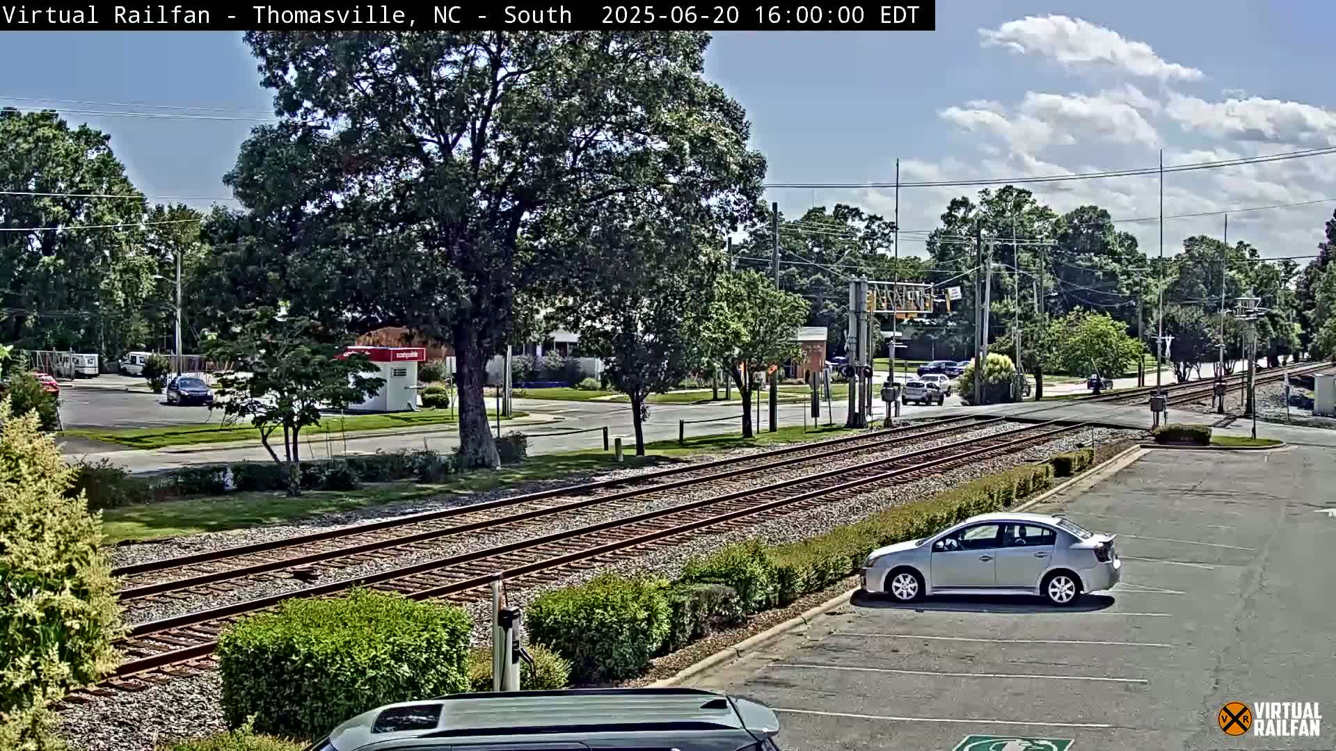 Thomasville Railway Fisher Ferry St. Junction Live Cam - Thomasville, Davidson, North Carolina, USA 