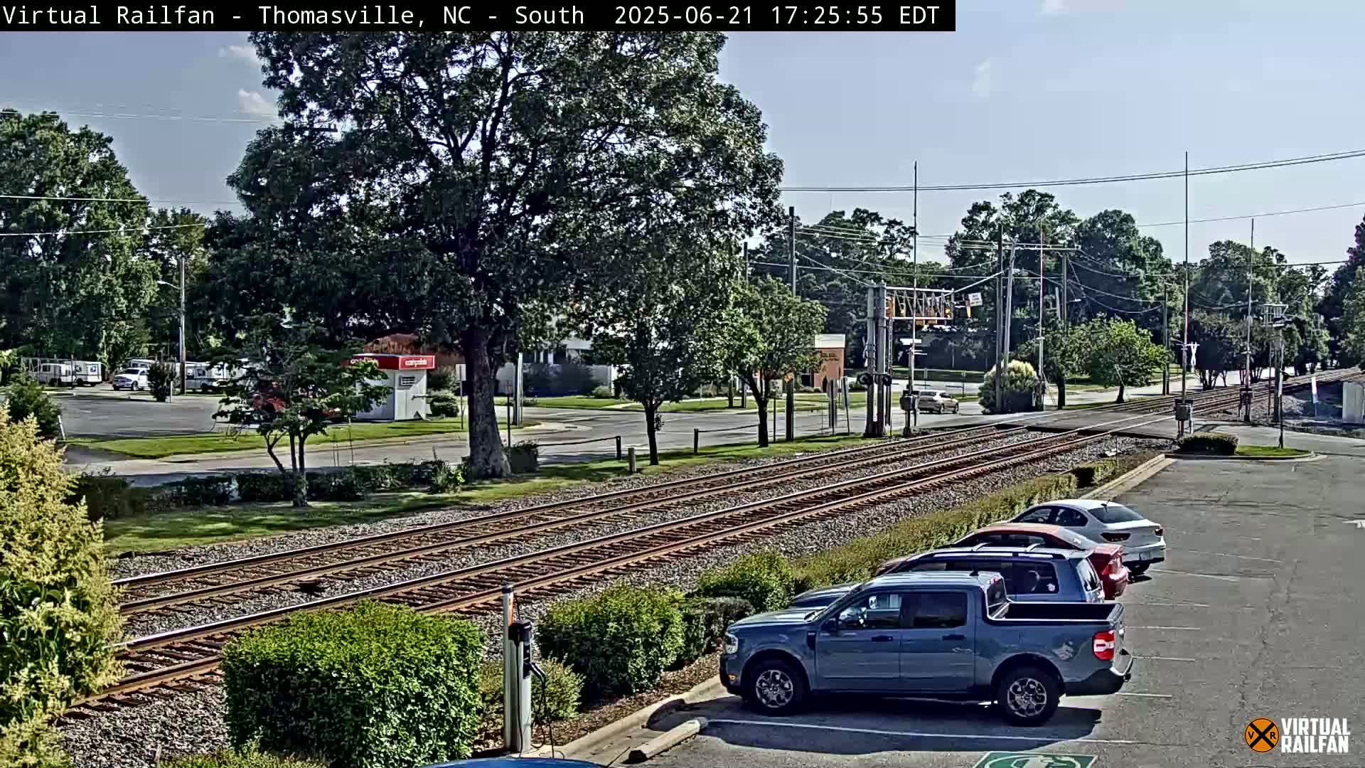 Thomasville Railway Fisher Ferry St. Junction Live Cam - Thomasville, Davidson, North Carolina, USA 