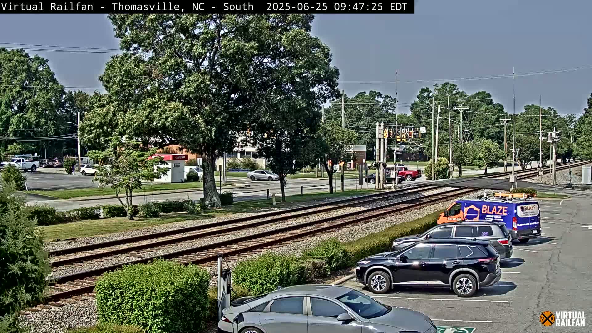 Thomasville Railway Fisher Ferry St. Junction Live Cam - Thomasville, Davidson, North Carolina, USA 