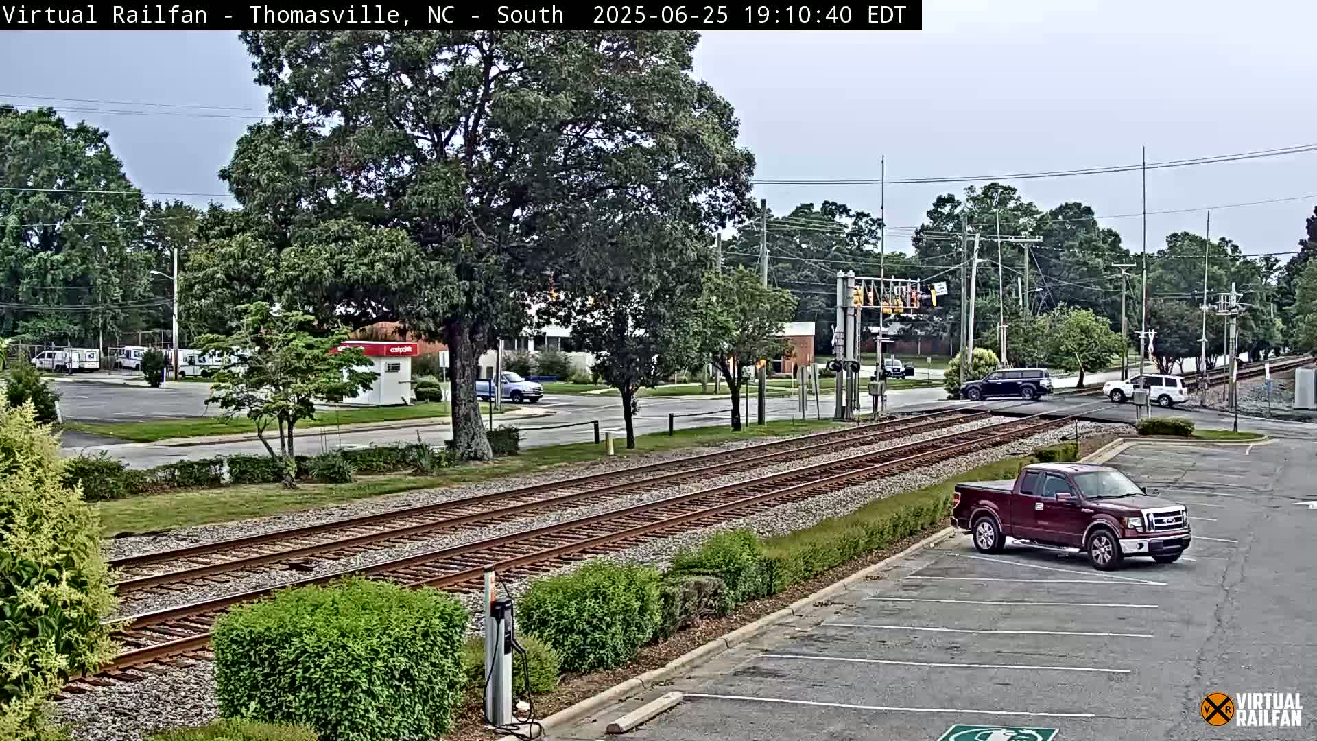 Thomasville Railway Fisher Ferry St. Junction Live Cam - Thomasville, Davidson, North Carolina, USA 