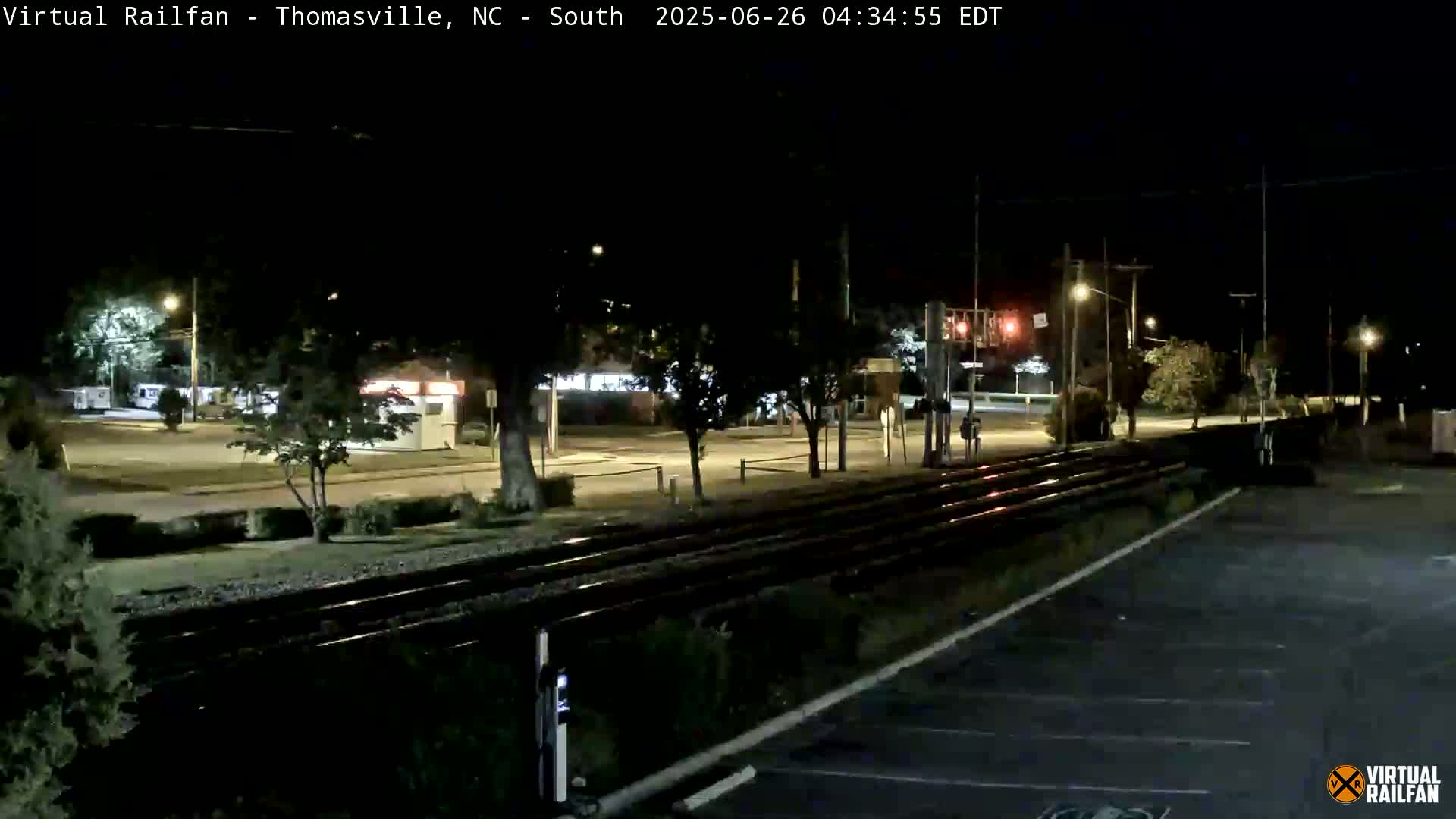 Thomasville Railway Fisher Ferry St. Junction Live Cam - Thomasville, Davidson, North Carolina, USA 