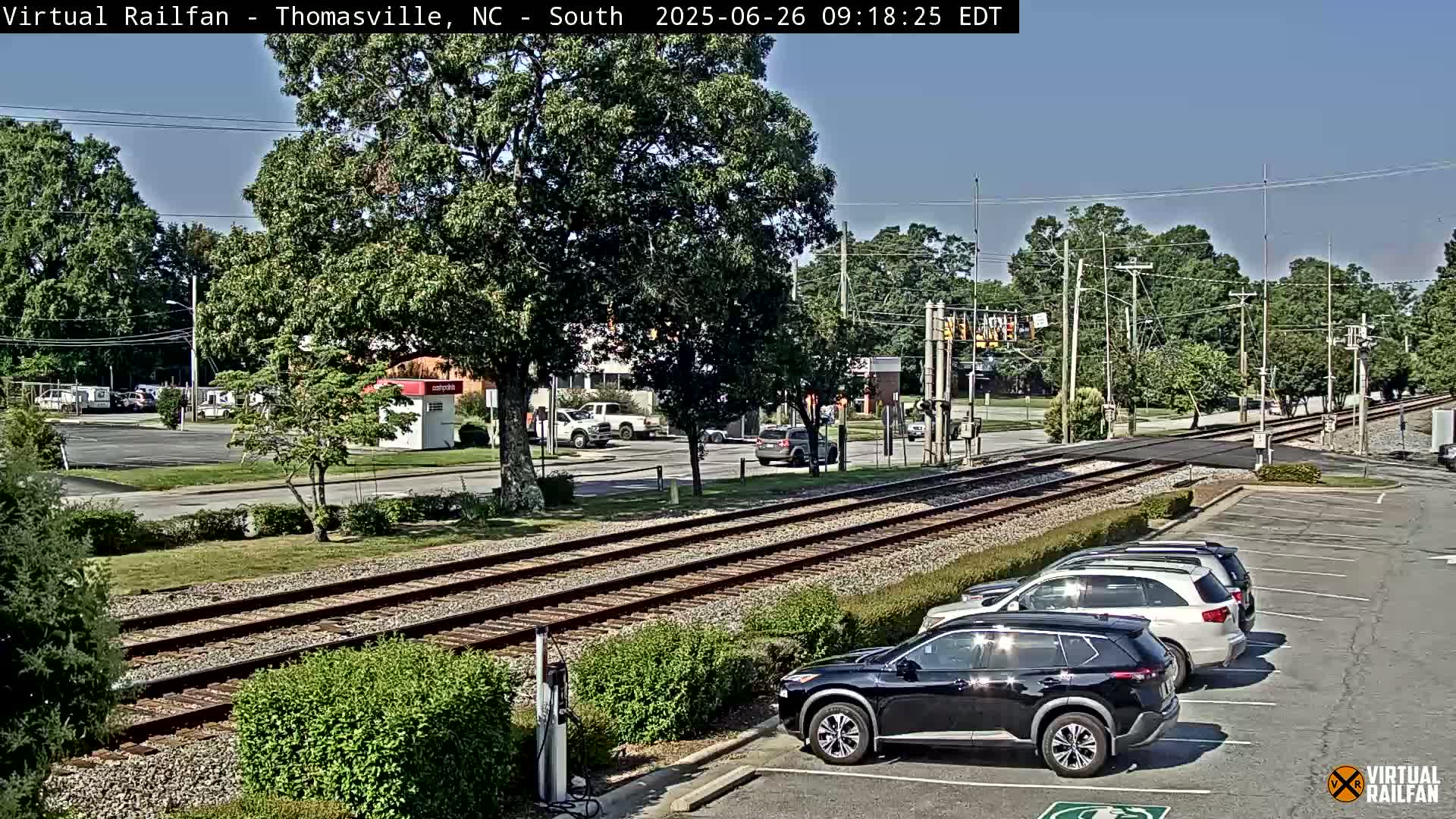 Thomasville Railway Fisher Ferry St. Junction Live Cam - Thomasville, Davidson, North Carolina, USA 