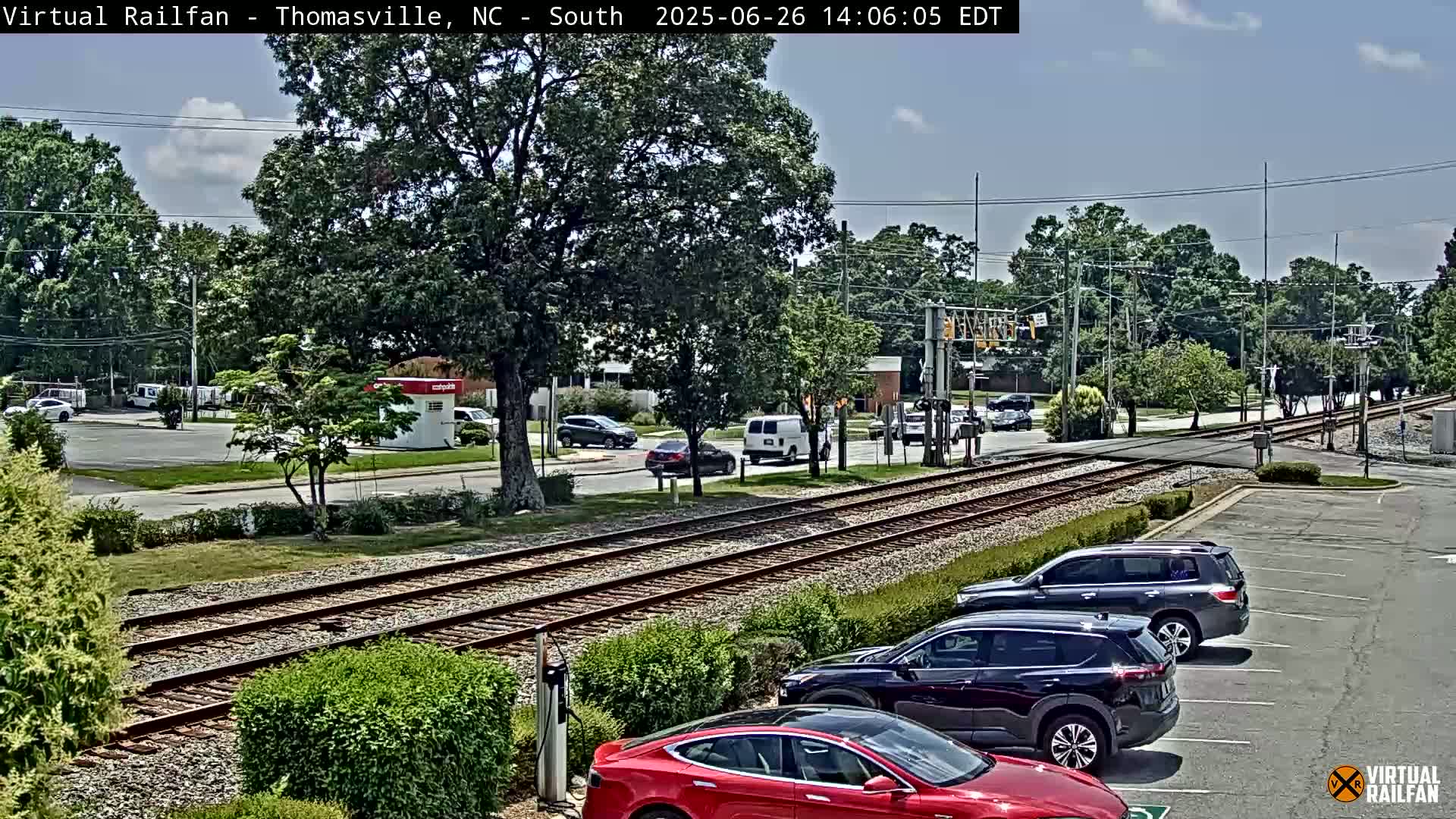 Thomasville Railway Fisher Ferry St. Junction Live Cam - Thomasville, Davidson, North Carolina, USA 