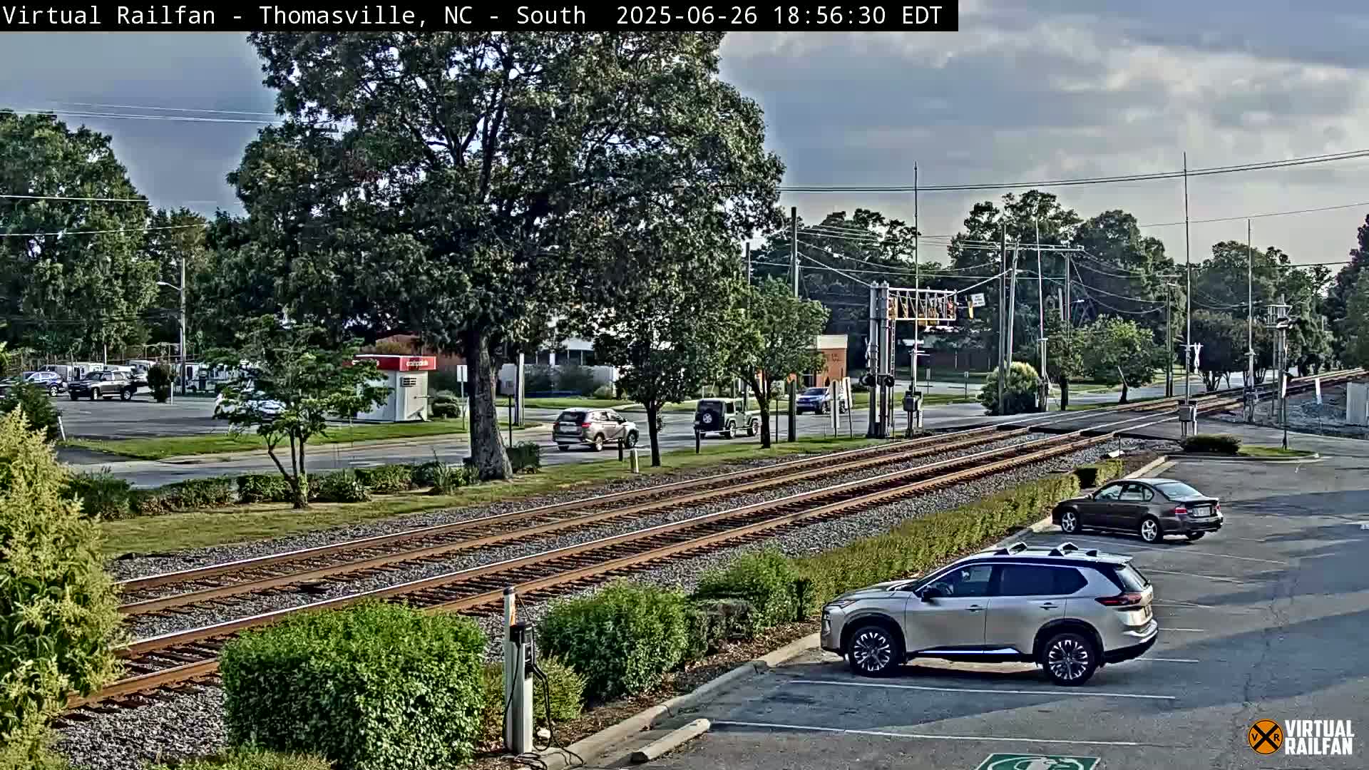 Thomasville Railway Fisher Ferry St. Junction Live Cam - Thomasville, Davidson, North Carolina, USA 