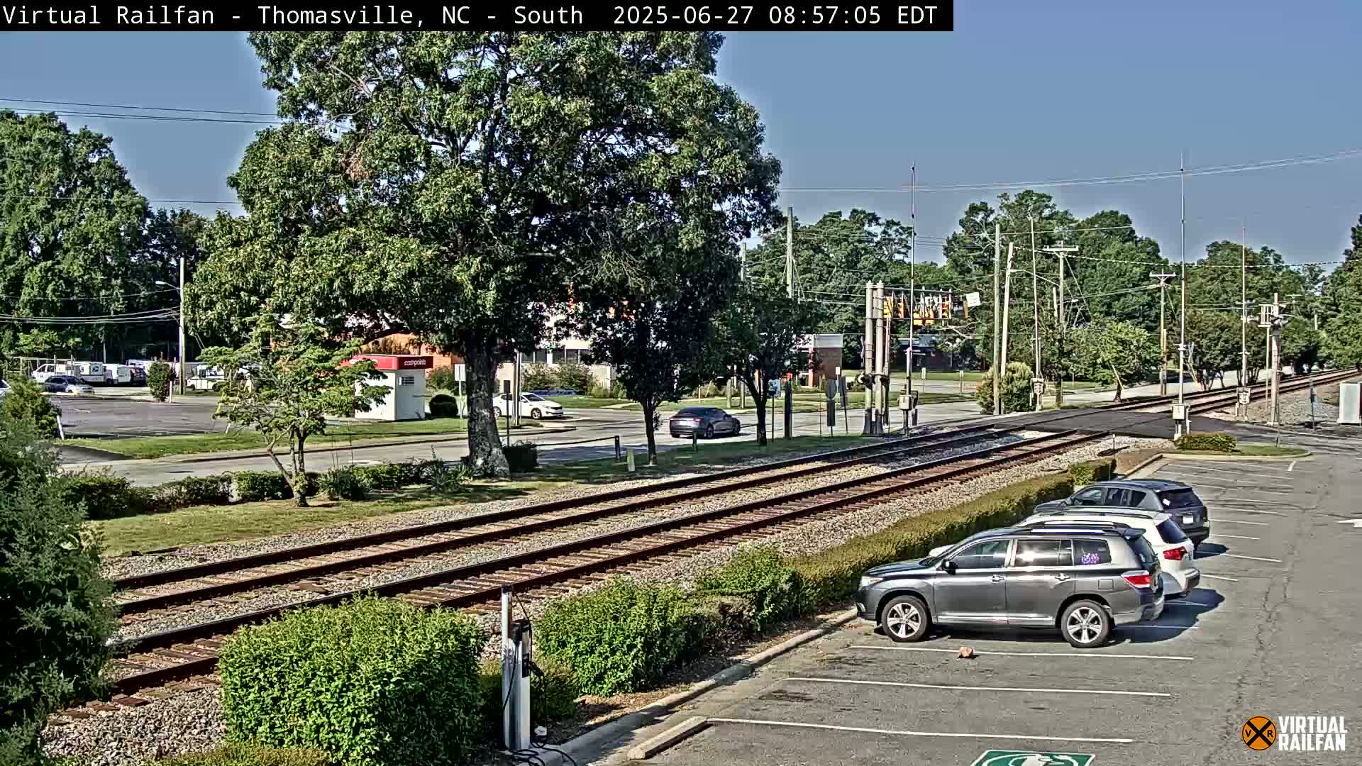 Thomasville Railway Fisher Ferry St. Junction Live Cam - Thomasville, Davidson, North Carolina, USA 