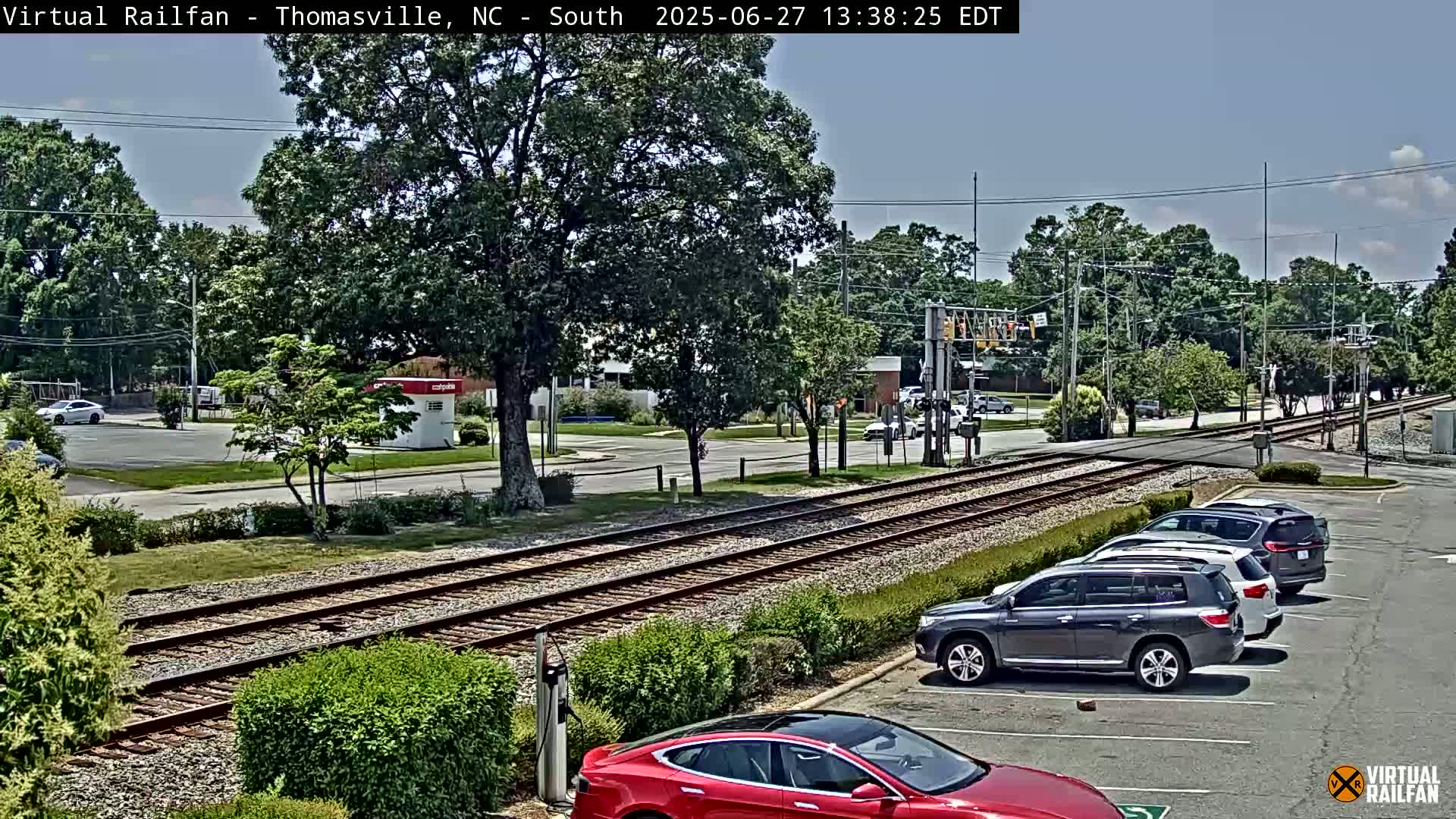 Thomasville Railway Fisher Ferry St. Junction Live Cam - Thomasville, Davidson, North Carolina, USA 