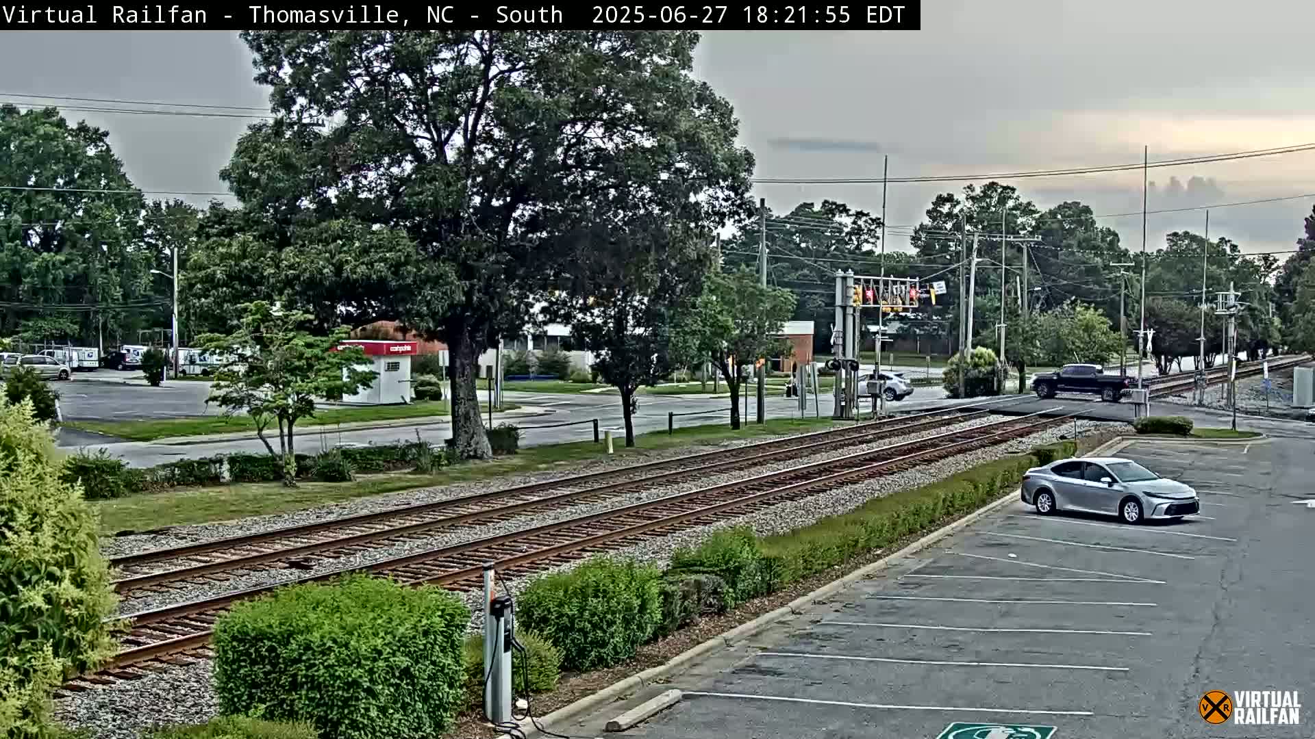 Thomasville Railway Fisher Ferry St. Junction Live Cam - Thomasville, Davidson, North Carolina, USA 