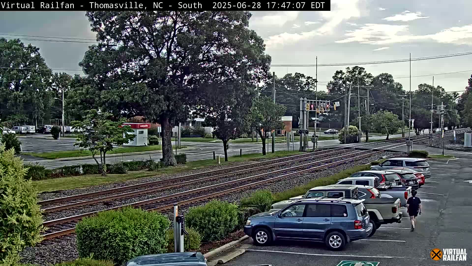 Thomasville Railway Fisher Ferry St. Junction Live Cam - Thomasville, Davidson, North Carolina, USA 