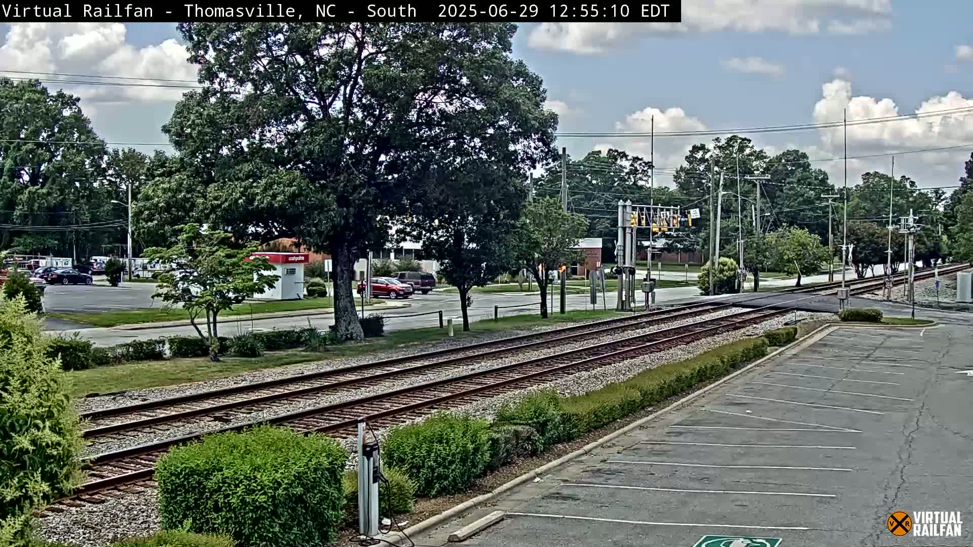 Thomasville Railway Fisher Ferry St. Junction Live Cam - Thomasville, Davidson, North Carolina, USA 
