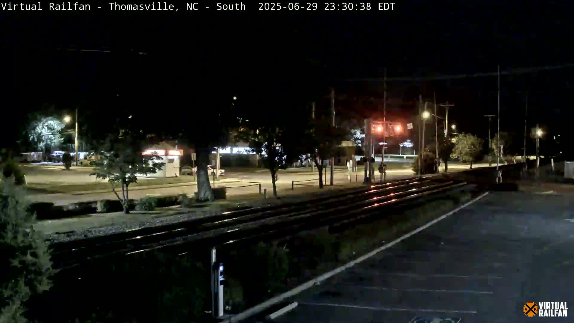 Thomasville Railway Fisher Ferry St. Junction Live Cam - Thomasville, Davidson, North Carolina, USA 
