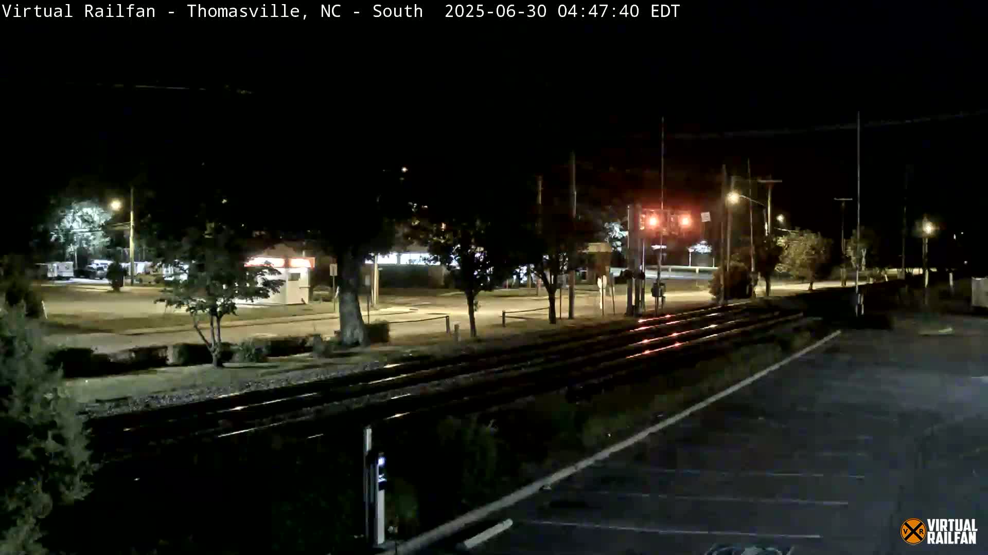 Thomasville Railway Fisher Ferry St. Junction Live Cam - Thomasville, Davidson, North Carolina, USA 