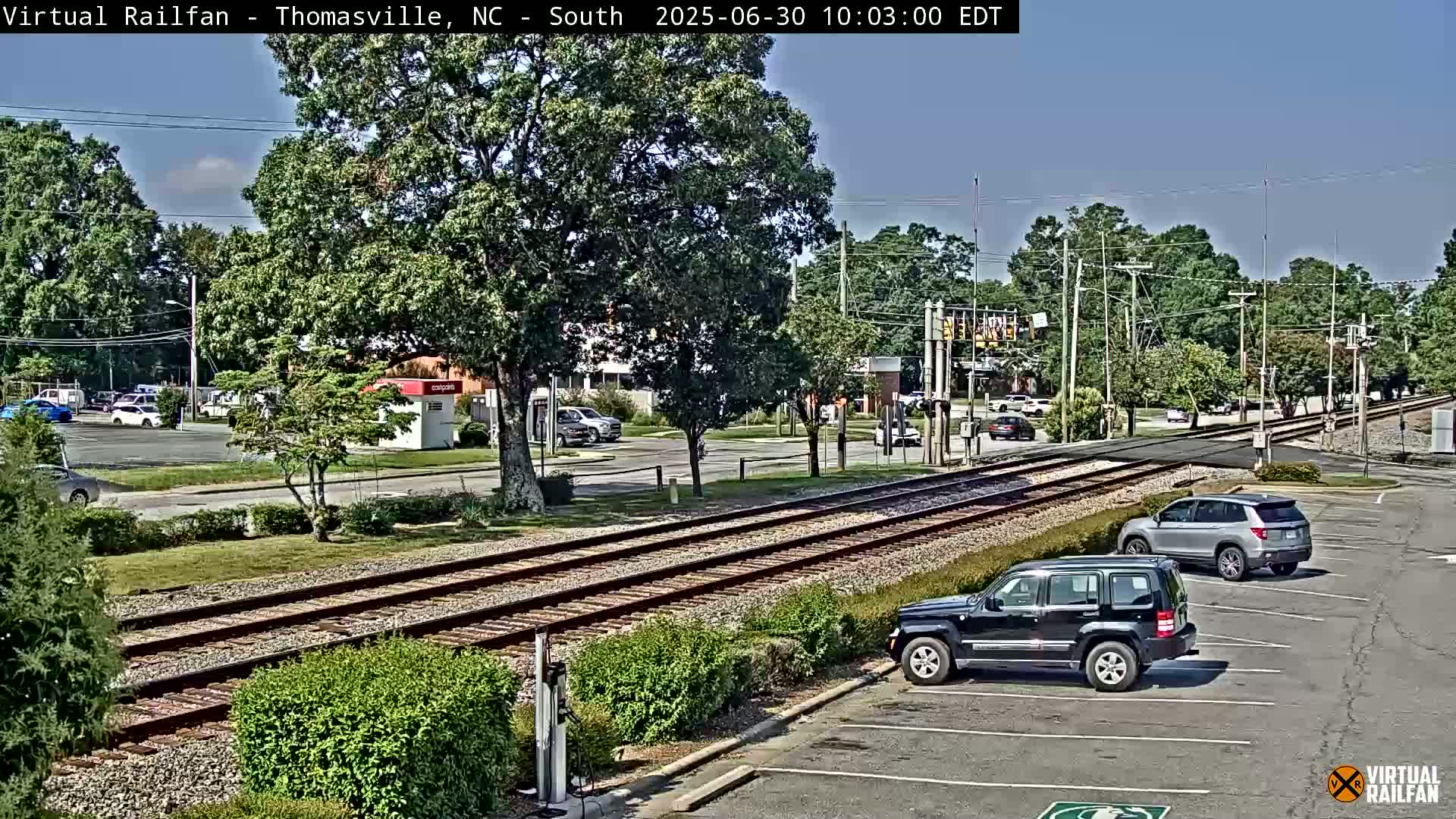 Thomasville Railway Fisher Ferry St. Junction Live Cam - Thomasville, Davidson, North Carolina, USA 