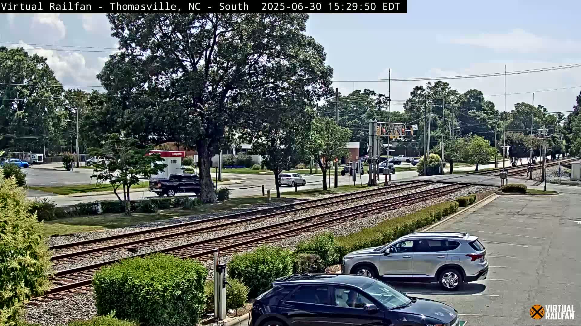 Thomasville Railway Fisher Ferry St. Junction Live Cam - Thomasville, Davidson, North Carolina, USA 