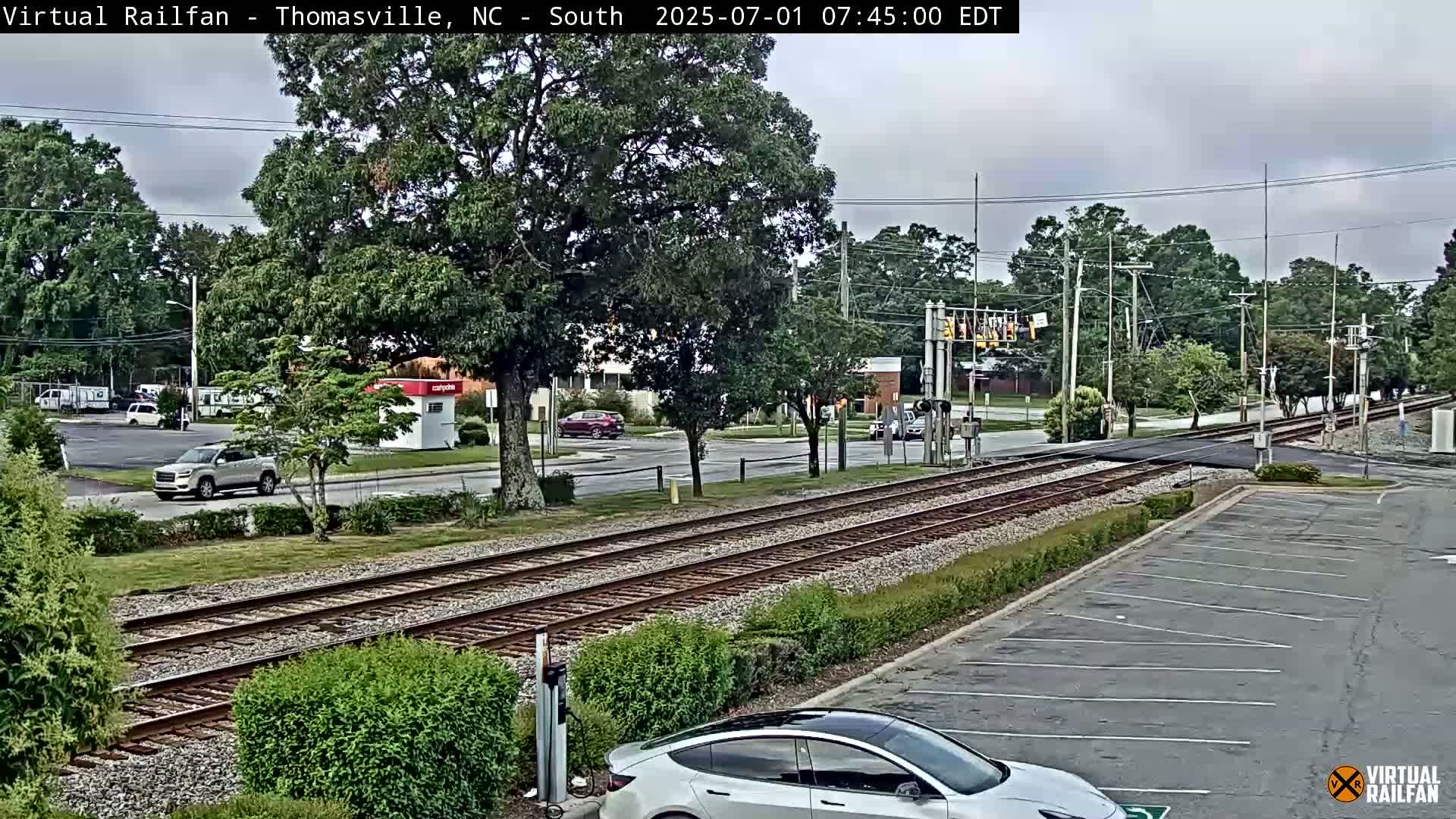 Thomasville Railway Fisher Ferry St. Junction Live Cam - Thomasville, Davidson, North Carolina, USA 
