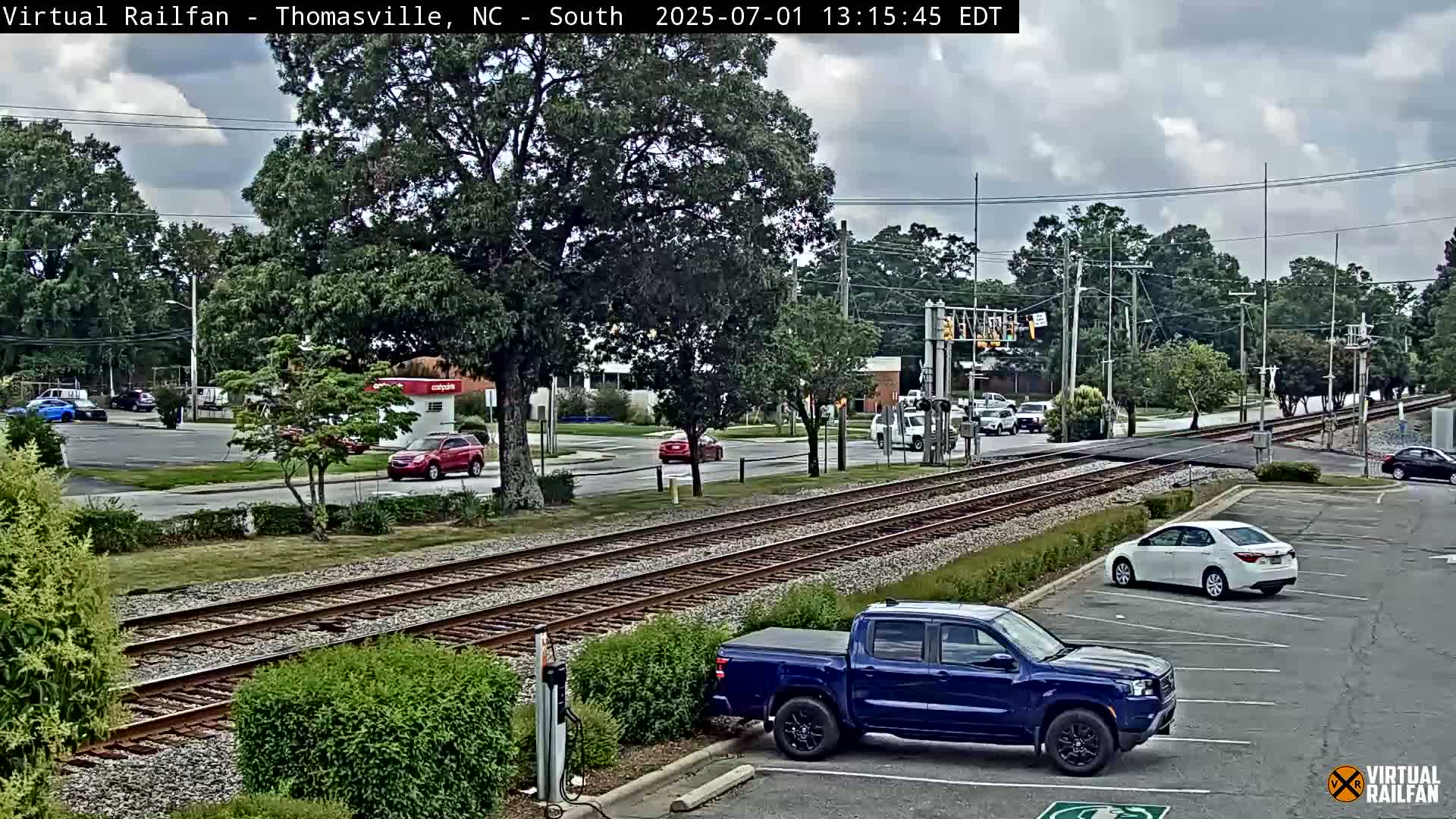 Thomasville Railway Fisher Ferry St. Junction Live Cam - Thomasville, Davidson, North Carolina, USA 