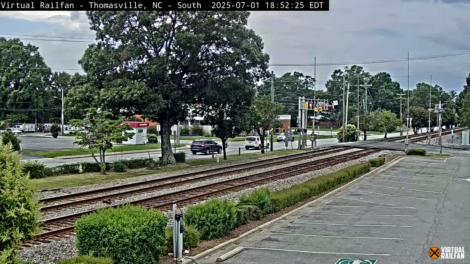 Thomasville Railway Fisher Ferry St. Junction Live Cam - Thomasville, Davidson, North Carolina, USA 