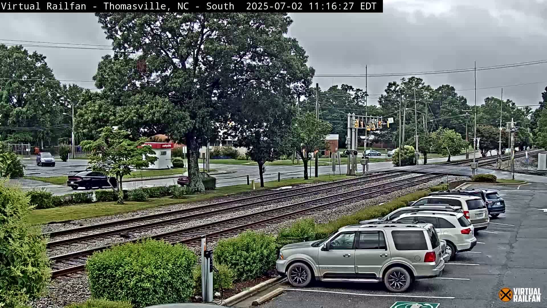 Thomasville Railway Fisher Ferry St. Junction Live Cam - Thomasville, Davidson, North Carolina, USA 