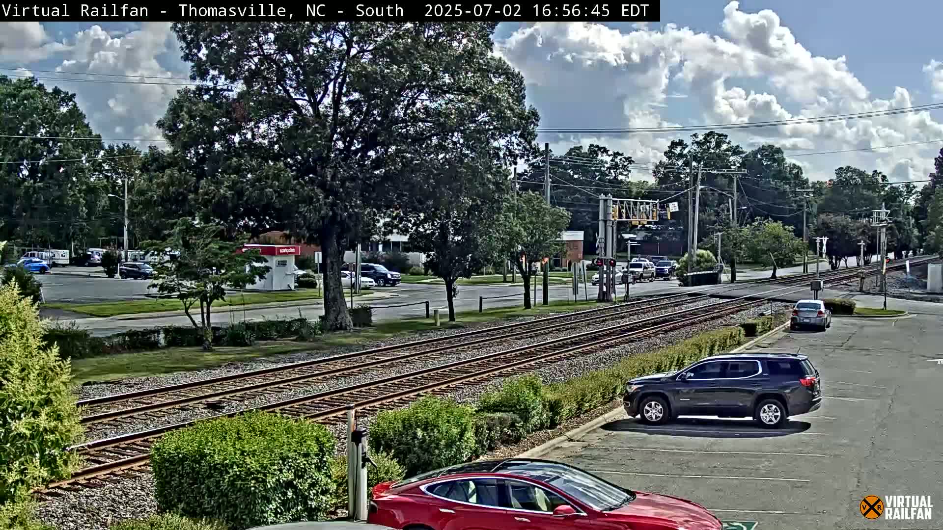 Thomasville Railway Fisher Ferry St. Junction Live Cam - Thomasville, Davidson, North Carolina, USA 